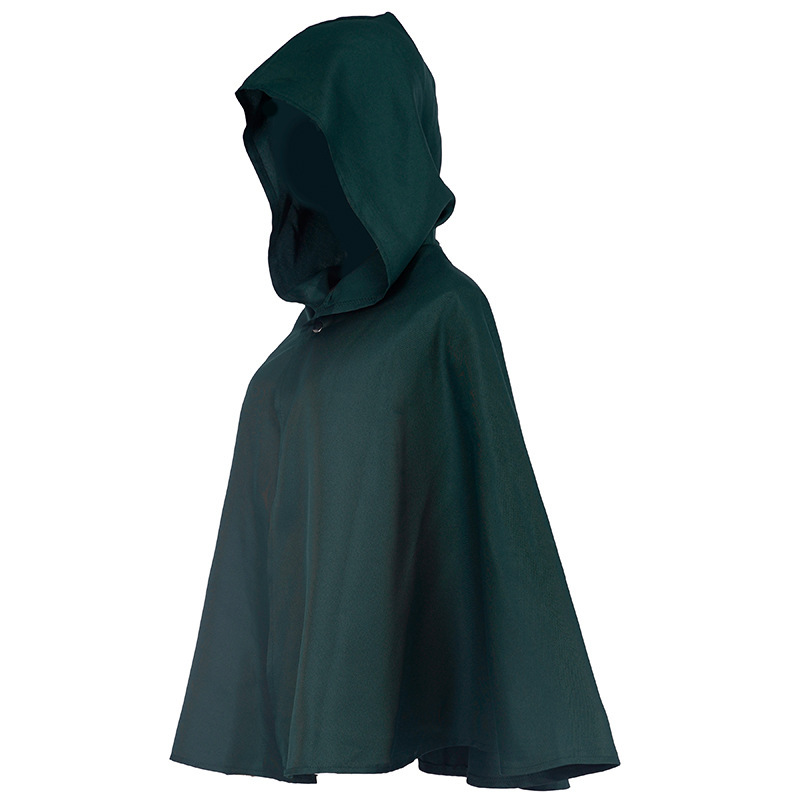 (150CM) Kids Attack on Titan Survey Corps Captain Cape Cloak Halloween Cosplay Costume Roleplay Outfit