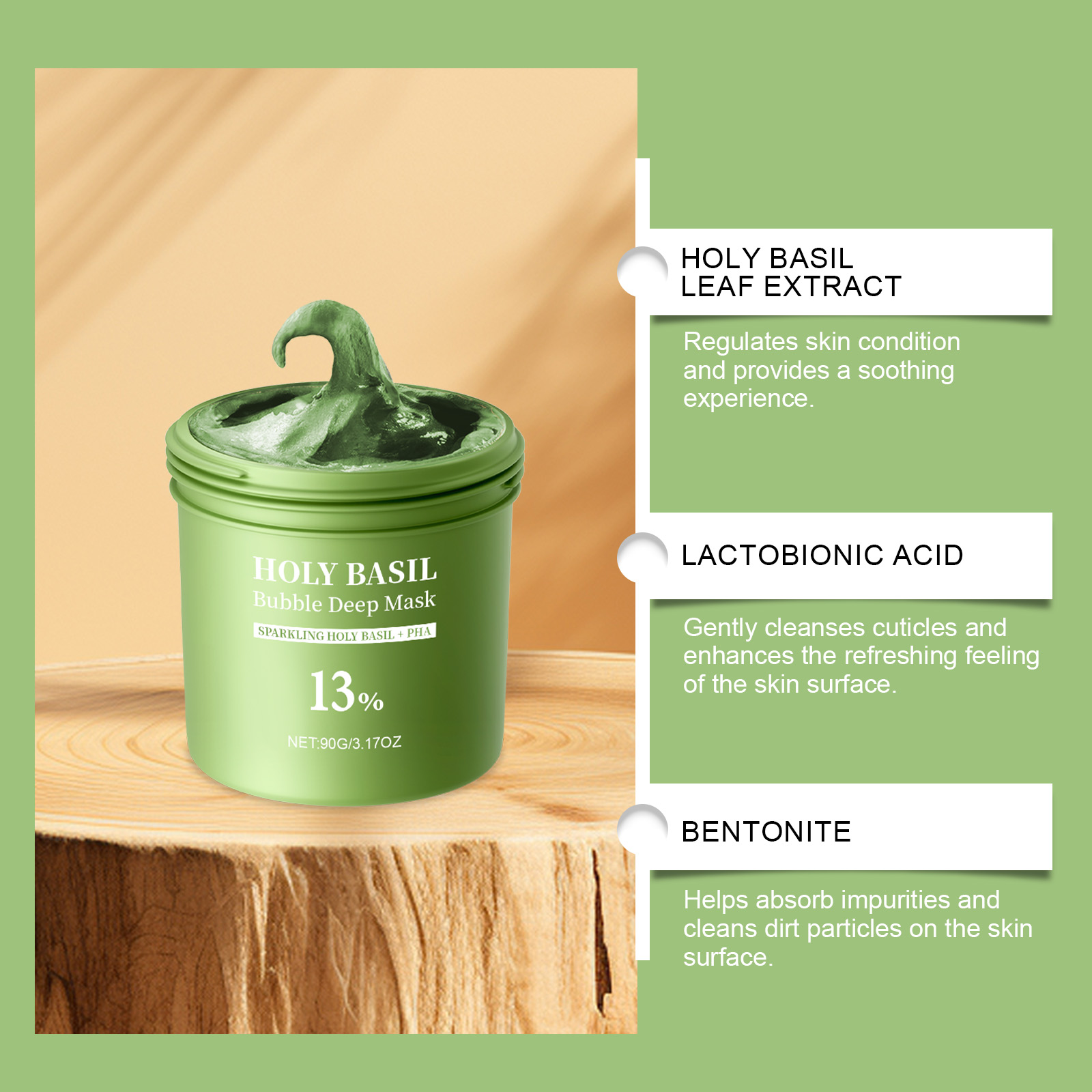Facial Cleansing Bubble Mask Mild Purifying Oil Control Blackhead Removing Hydrating Moisturizing Soft Smooth Refreshing Watery Bright Skin