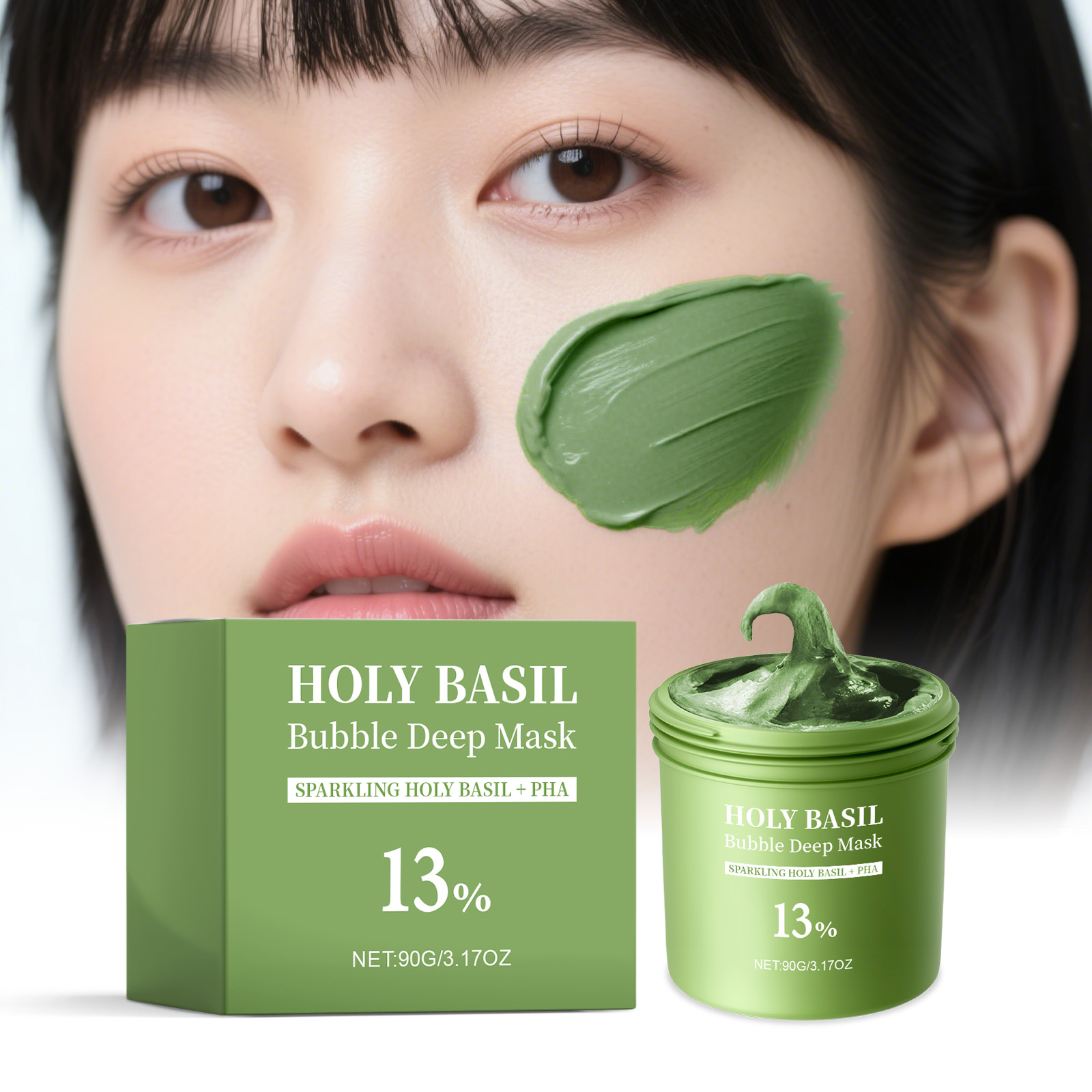 Facial Cleansing Bubble Mask Mild Purifying Oil Control Blackhead Removing Hydrating Moisturizing Soft Smooth Refreshing Watery Bright Skin
