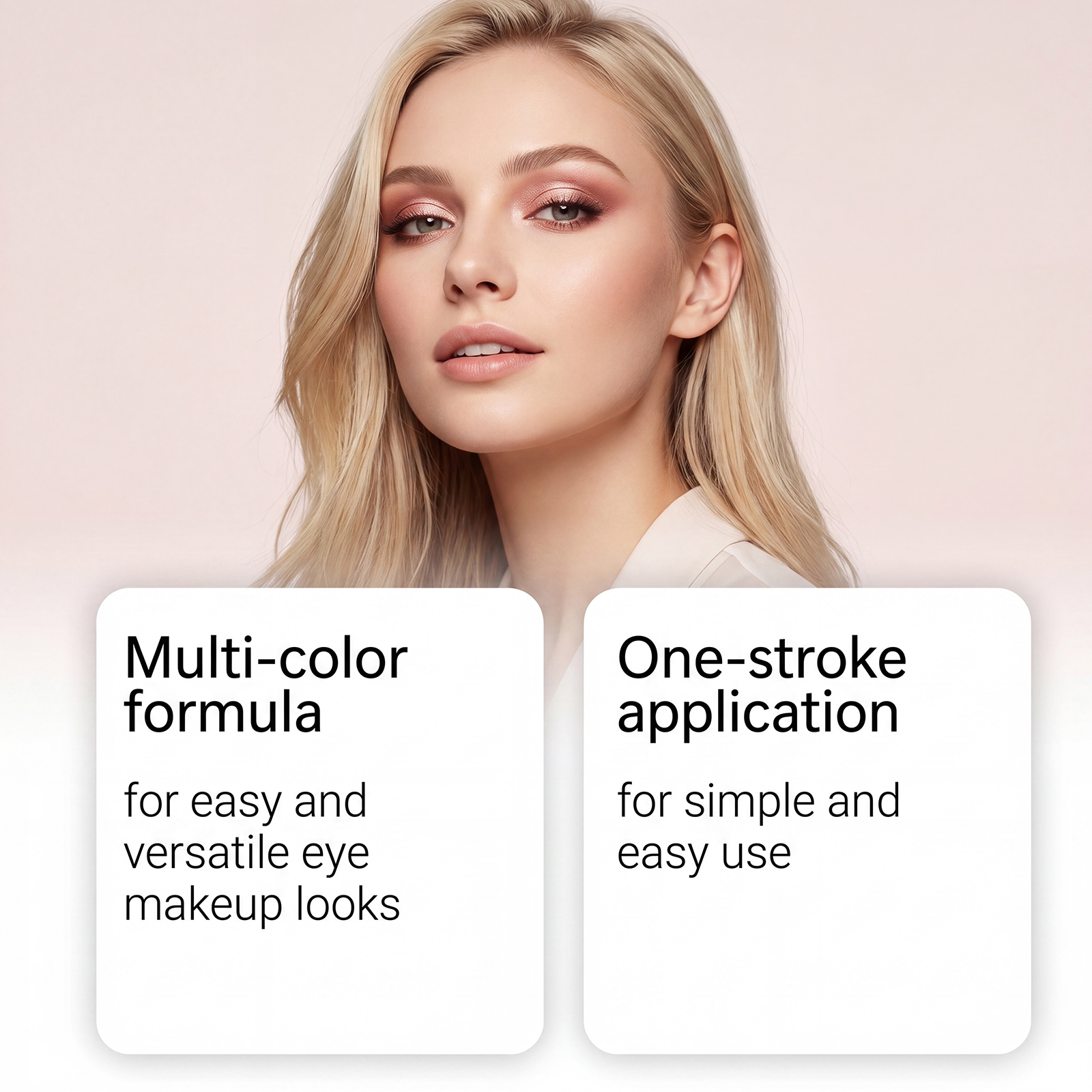 (Pearlescent Earth Tone) Eyeshadow Stick Long Lasting Multi Color Silky Pigmented Compact Bright Create Makeup Look For Daily Beauty Styling