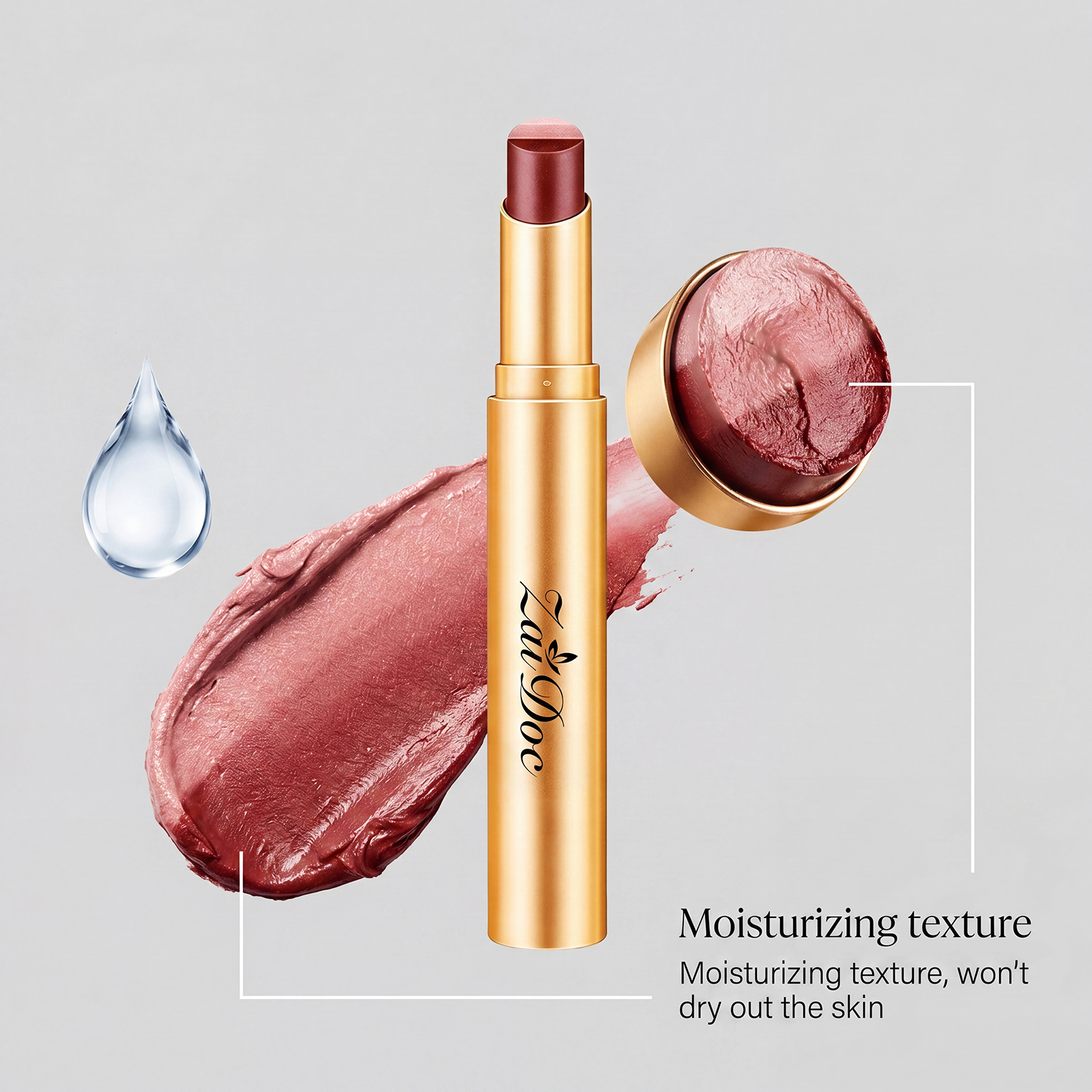 (Pearlescent Earth Tone) Eyeshadow Stick Long Lasting Multi Color Silky Pigmented Compact Bright Create Makeup Look For Daily Beauty Styling