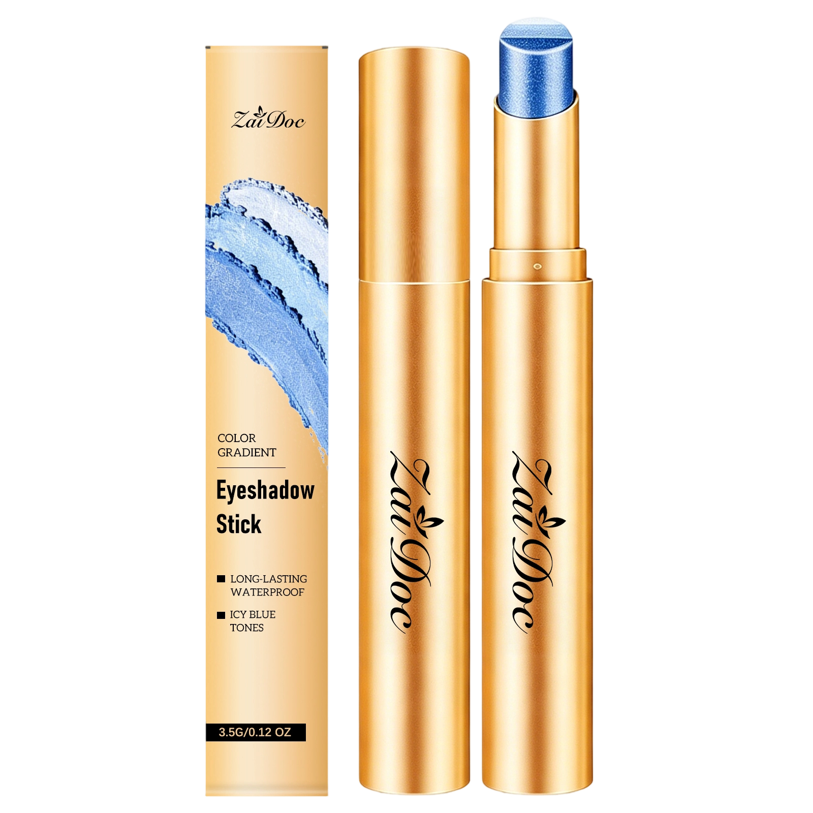 (Pearlescent Earth Tone) Eyeshadow Stick Long Lasting Multi Color Silky Pigmented Compact Bright Create Makeup Look For Daily Beauty Styling