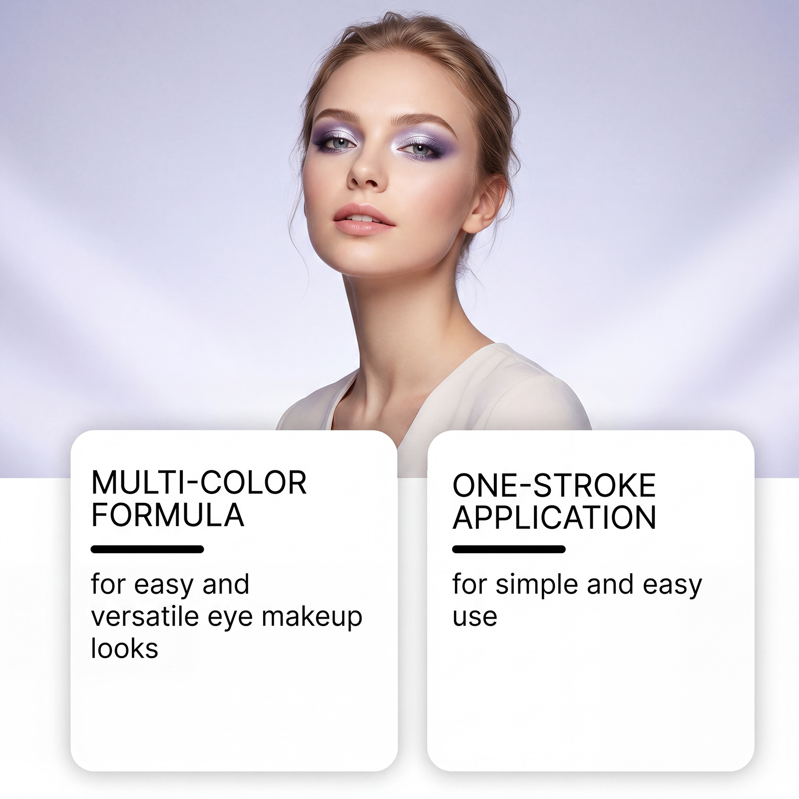 (Pearlescent Earth Tone) Eyeshadow Stick Long Lasting Multi Color Silky Pigmented Compact Bright Create Makeup Look For Daily Beauty Styling