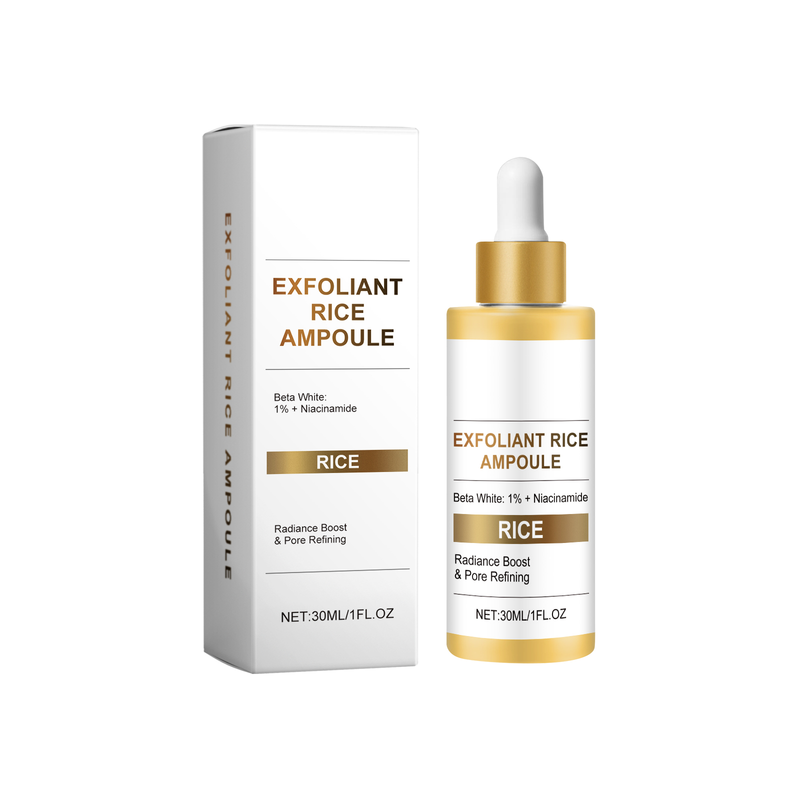 Rice Essence Liquid Exfoliating Cleansing Refreshing Non Sticky Nourishing Smooth Moisturizing Facial Skin Care Product