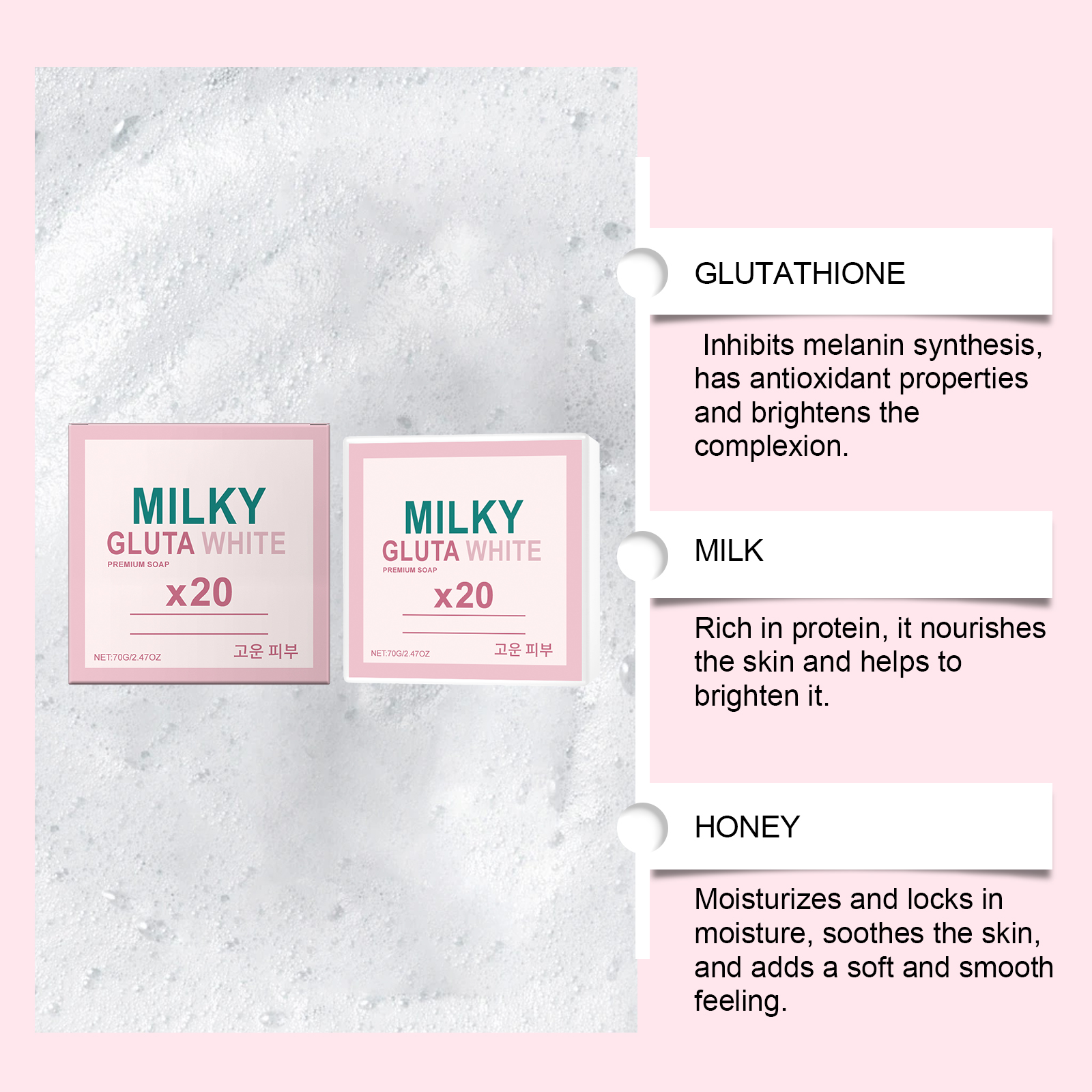 Milk Moisturizing Soap Mild Gentle Hydrating Nourishing Refreshing Cleansing Caring Body Skin Shower Care Wash Soft Smooth Delicate