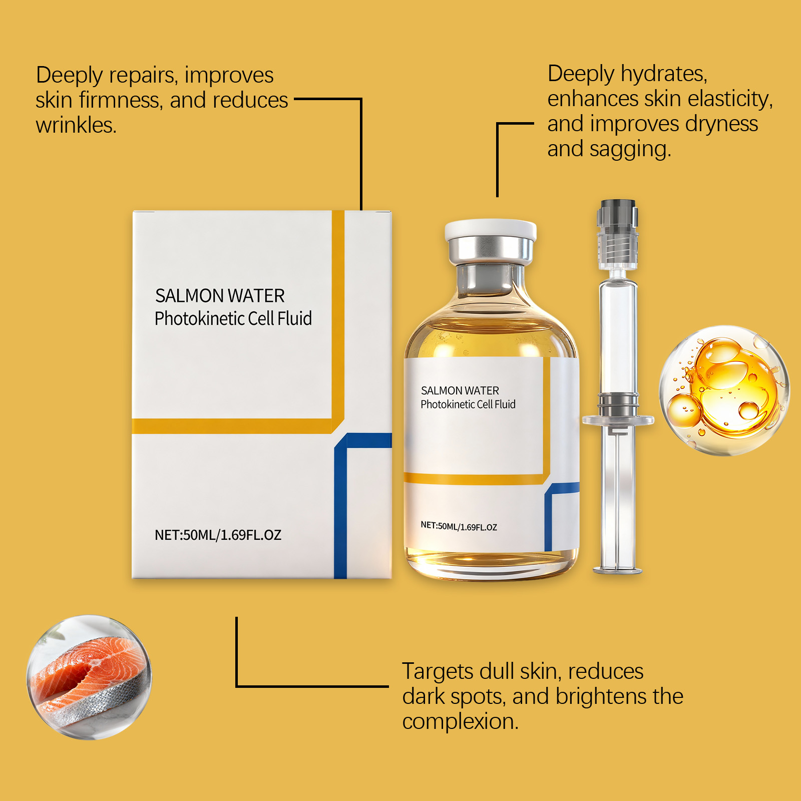 Facial Essence Ampoule Mild Ingredients Hydrate Nourish Soft Smooth Moisturize Care For Face Skin