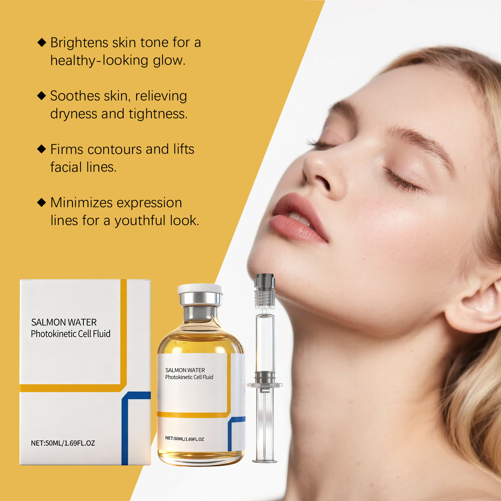 Facial Essence Ampoule Mild Ingredients Hydrate Nourish Soft Smooth Moisturize Care For Face Skin