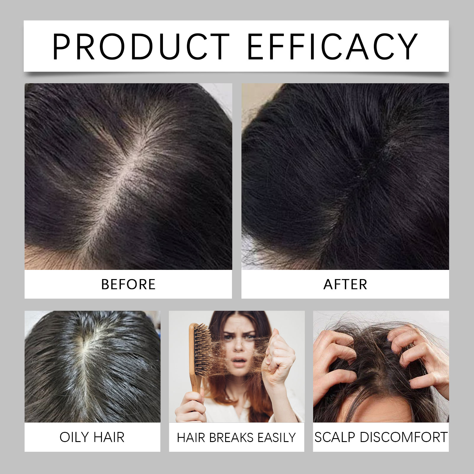 Hair Care Liquid Mild Formula Protect Hair Strands Fluffy Natural Daily Hair Soft Care Lotion Gentle Nourish Smooth Texture