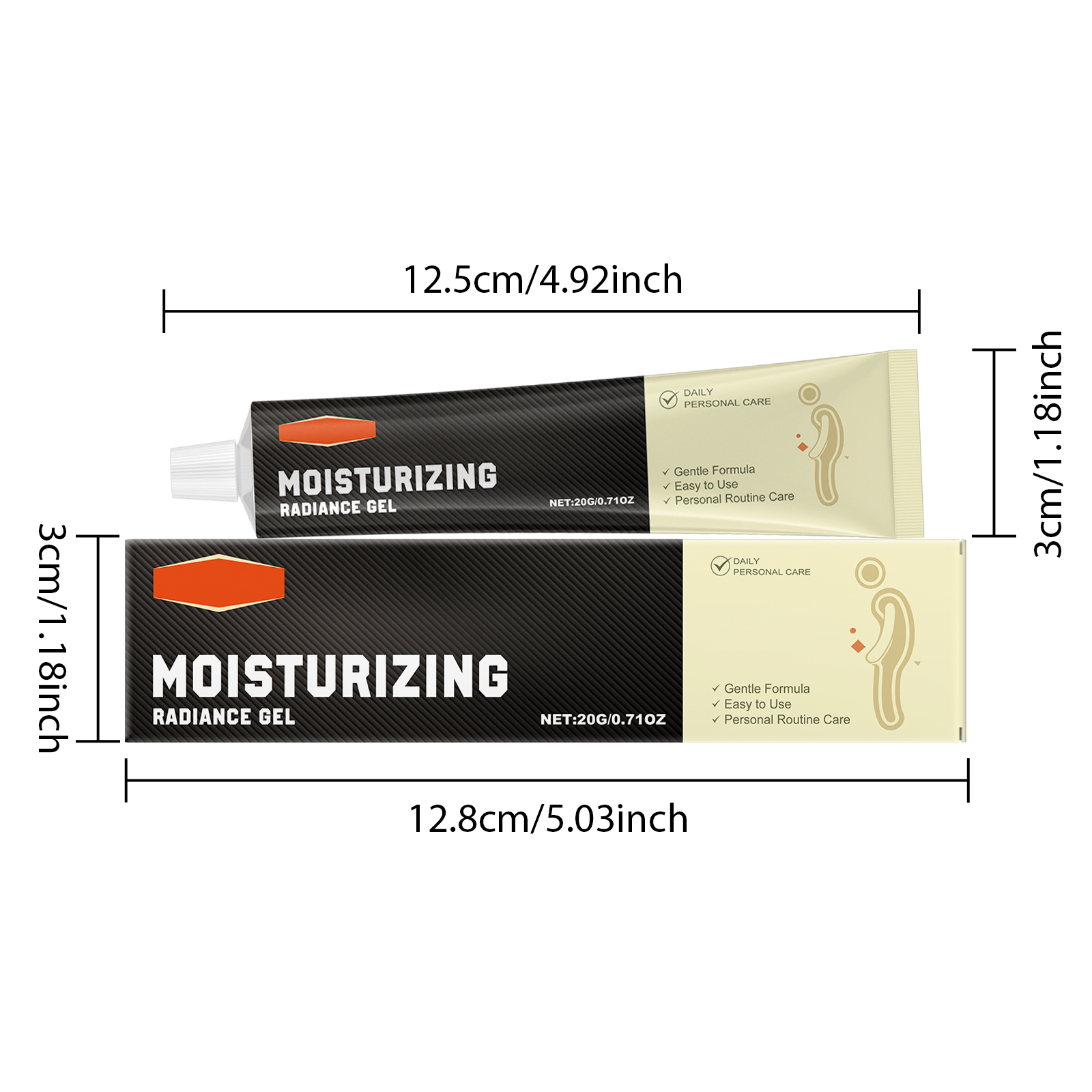 Male Skin Care Gel Mild Soft Fresh Hydrating Moisturizing Body Massage Daily Gentle Treatment