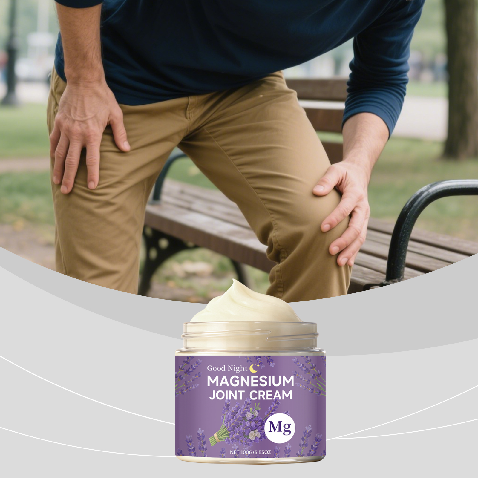 Lavender Joint Care Cream Mild Moisturizing Fragrant For Knee Wrist Daily Skin Smear Maintenance