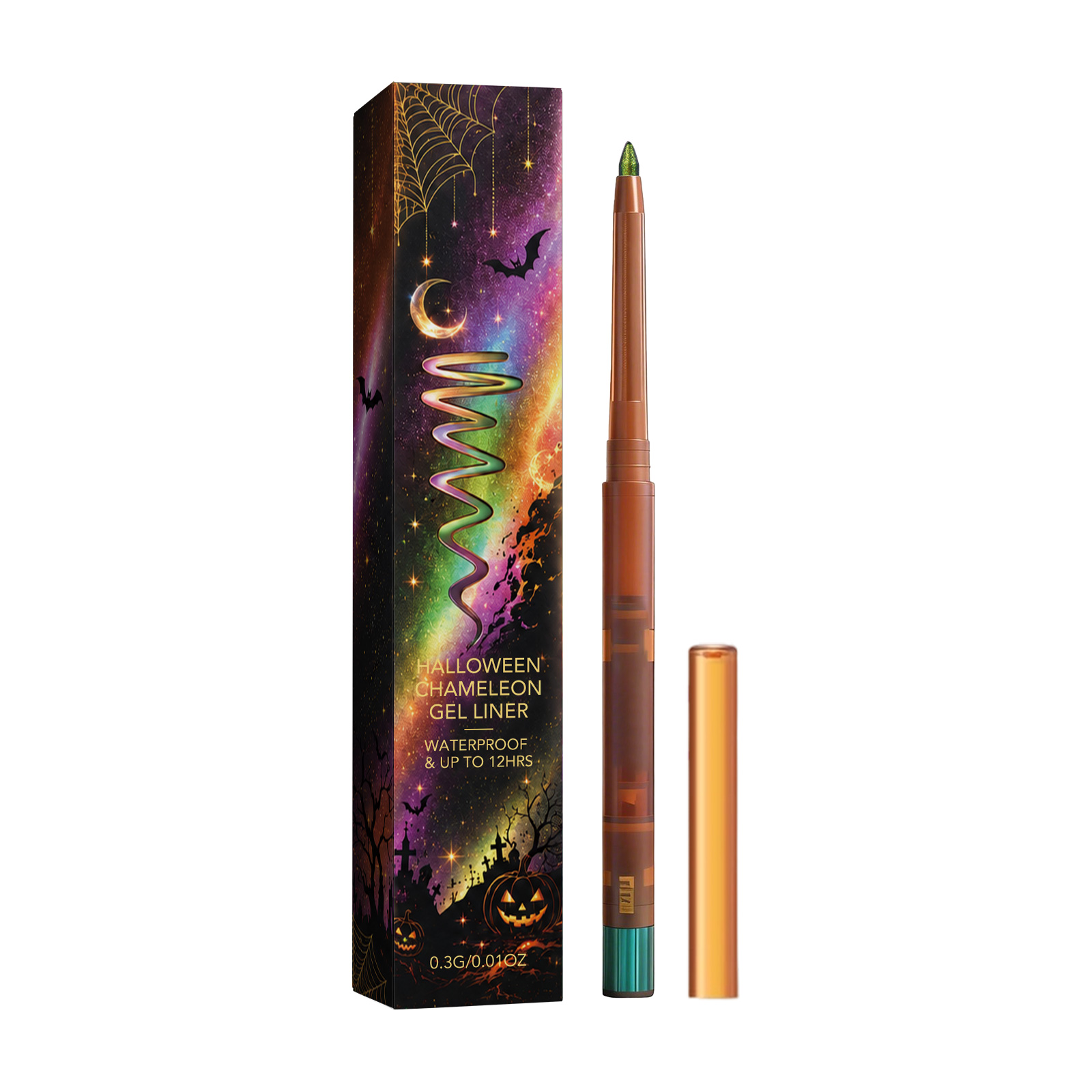 (01) Halloween Color Shifting Eyeliner Pen Rich Pigment Bright Glam Festival Eye Makeup Decoration