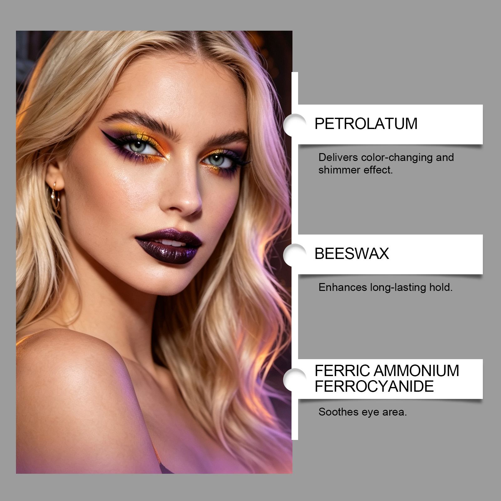 (01) Halloween Color Shifting Eyeliner Pen Rich Pigment Bright Glam Festival Eye Makeup Decoration