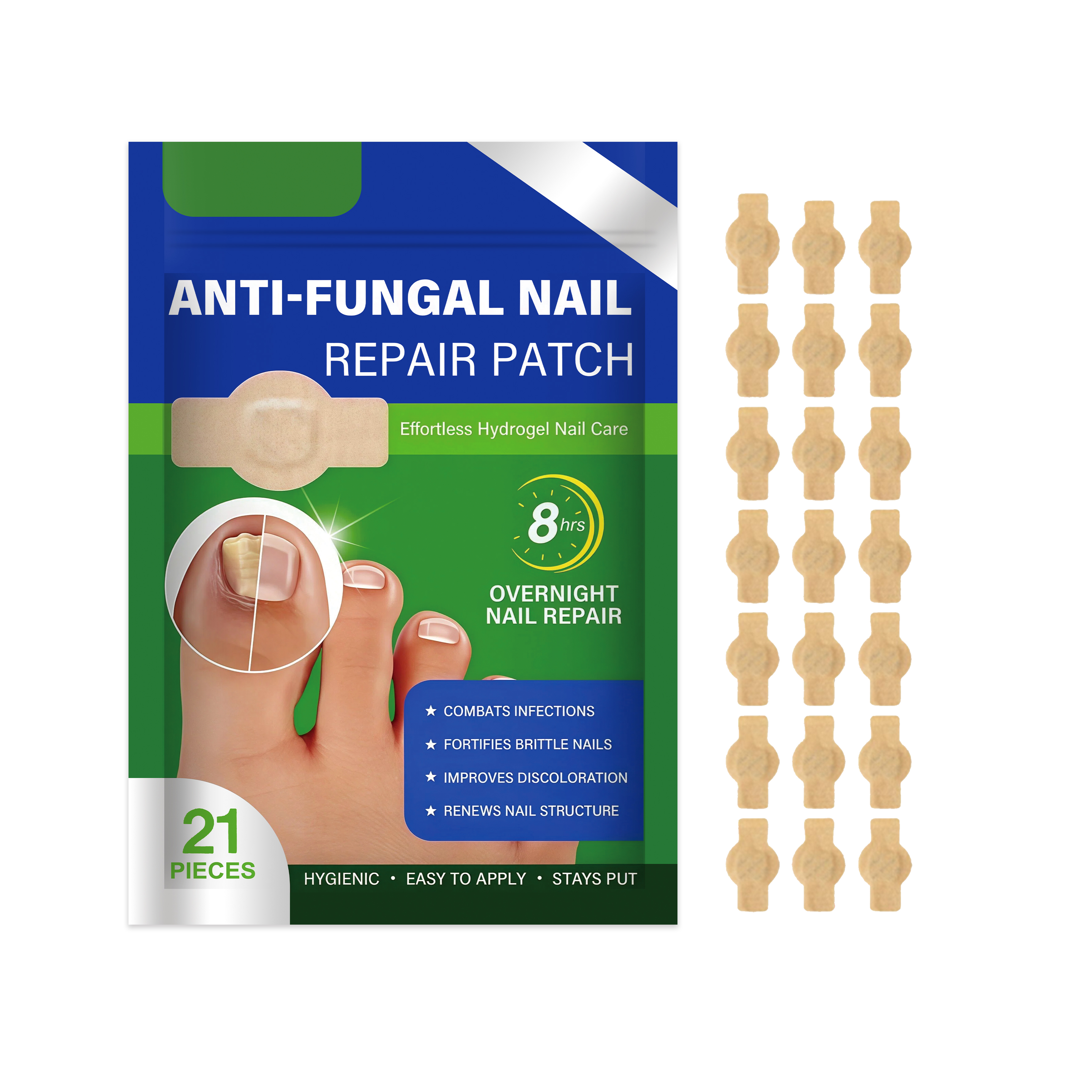 Nail Care Patch Moisturizing Hydrating Close Fingernail Mild Protect Portable Simple Daily Treatment