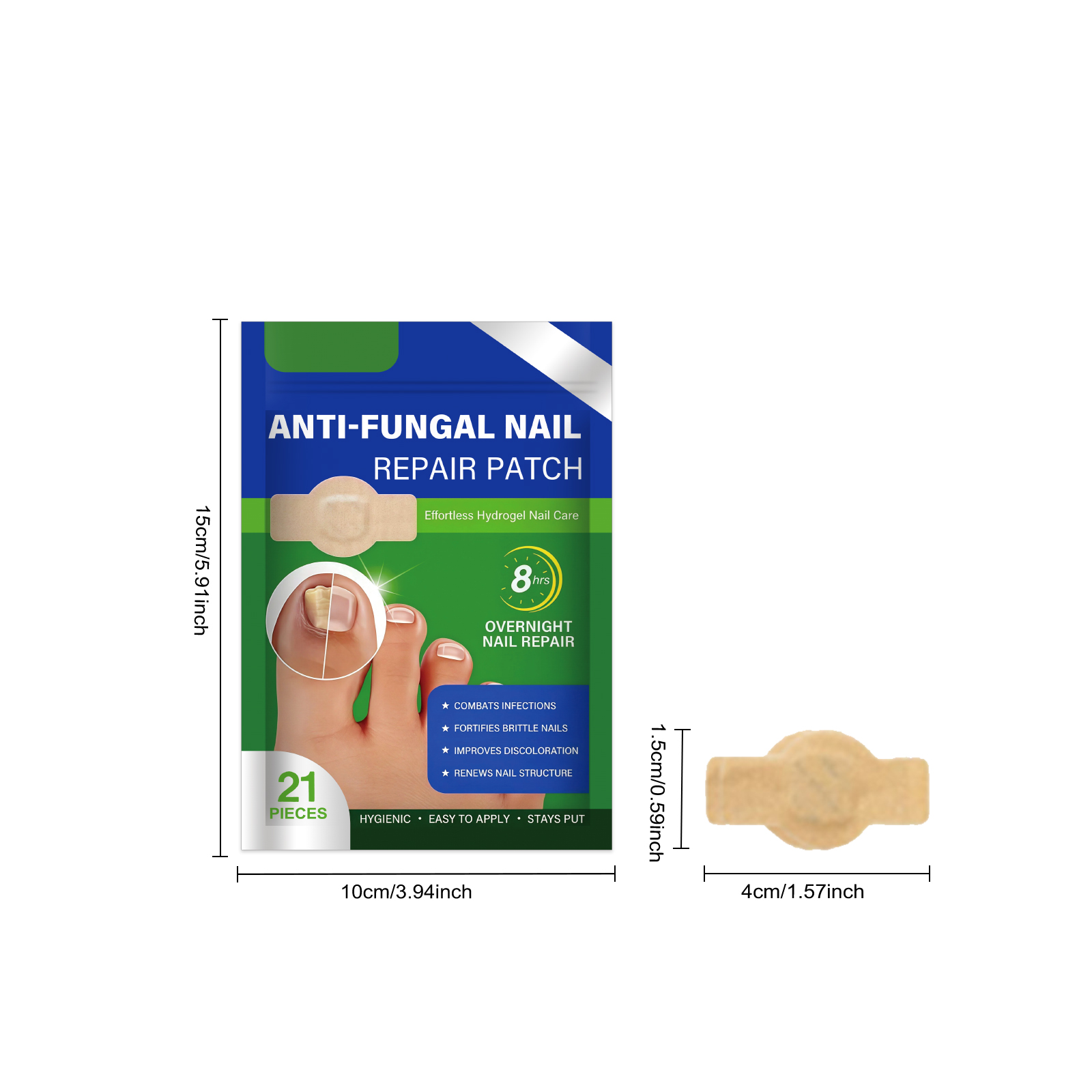 Nail Care Patch Moisturizing Hydrating Close Fingernail Mild Protect Portable Simple Daily Treatment