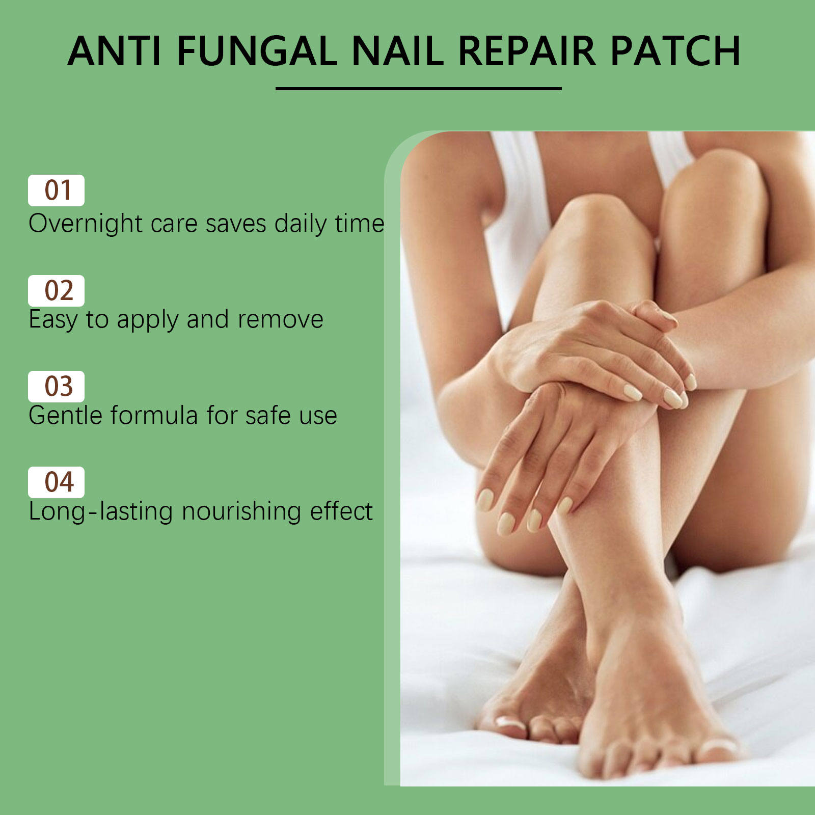 Nail Care Patch Moisturizing Hydrating Close Fingernail Mild Protect Portable Simple Daily Treatment