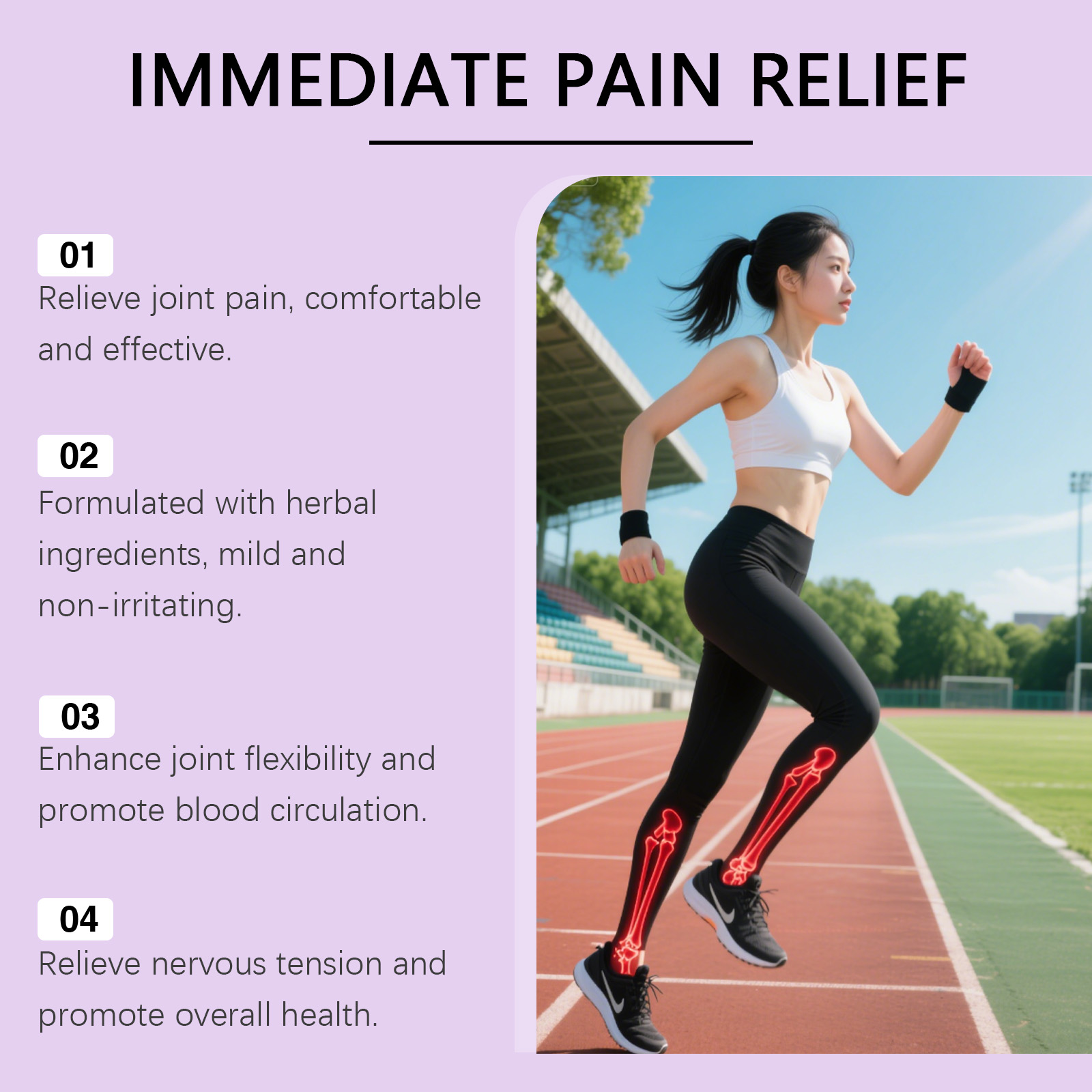Magnesium Cream Mild Moisturizing Daily Massage Caring Comfortable Nourishing Knee Leg Joint Care