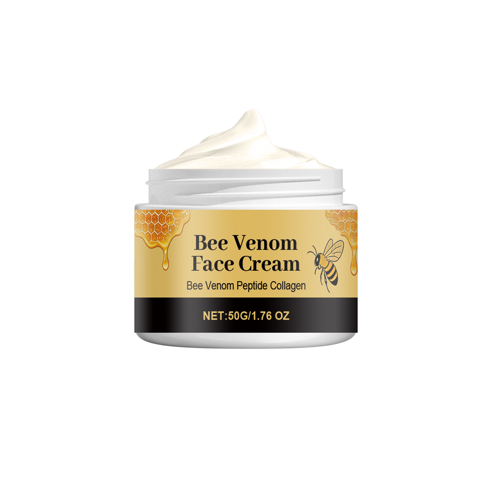 Bee Venom Cream Gentle Nourishing Moisturizing Facial Skin Refreshing Soft Smooth Hydrating Daily Skincare Cream