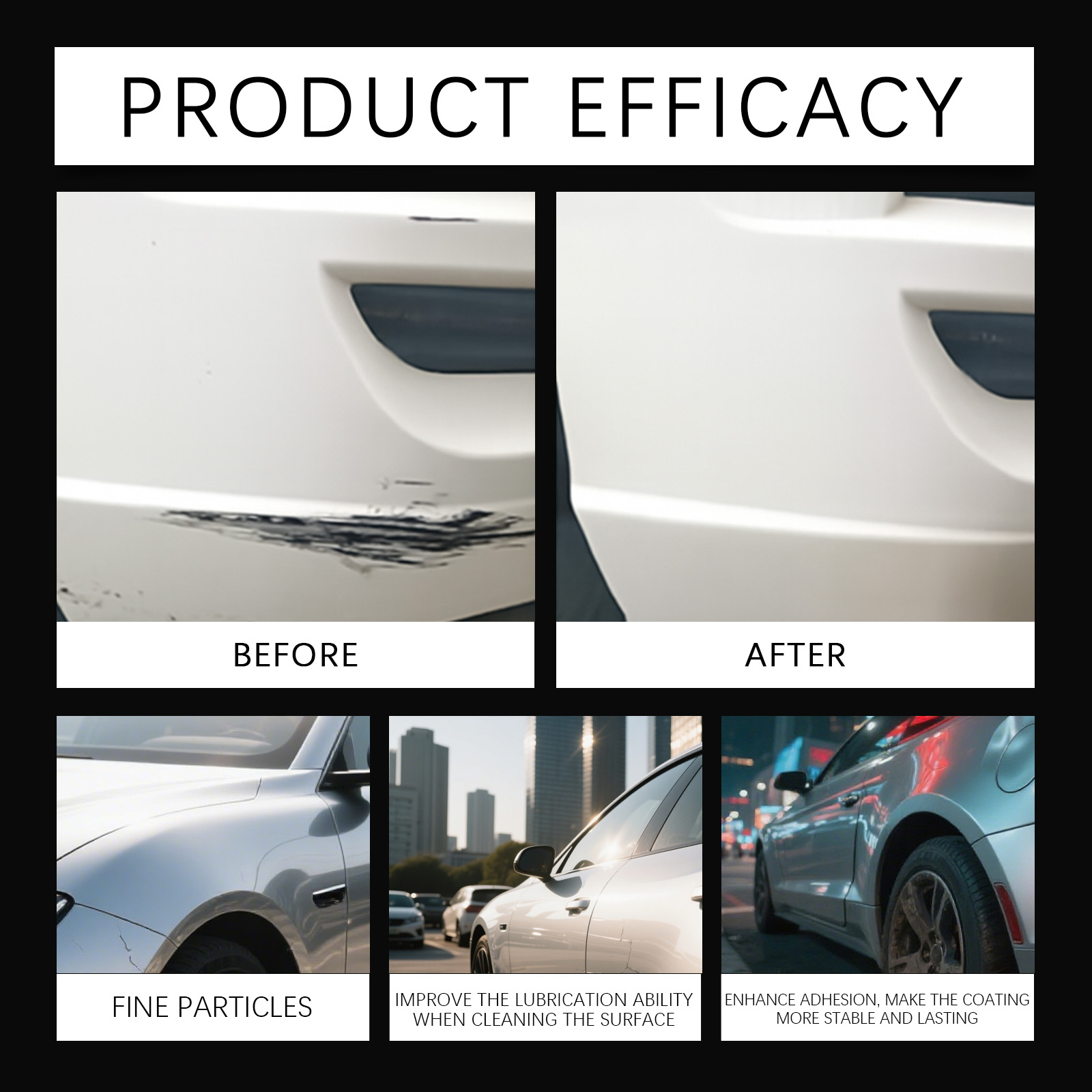 Car Scratch Paste Paint Scuff Rub Maintenance Brighten Gloss Protect Car Surface Portable Paint Repair Care