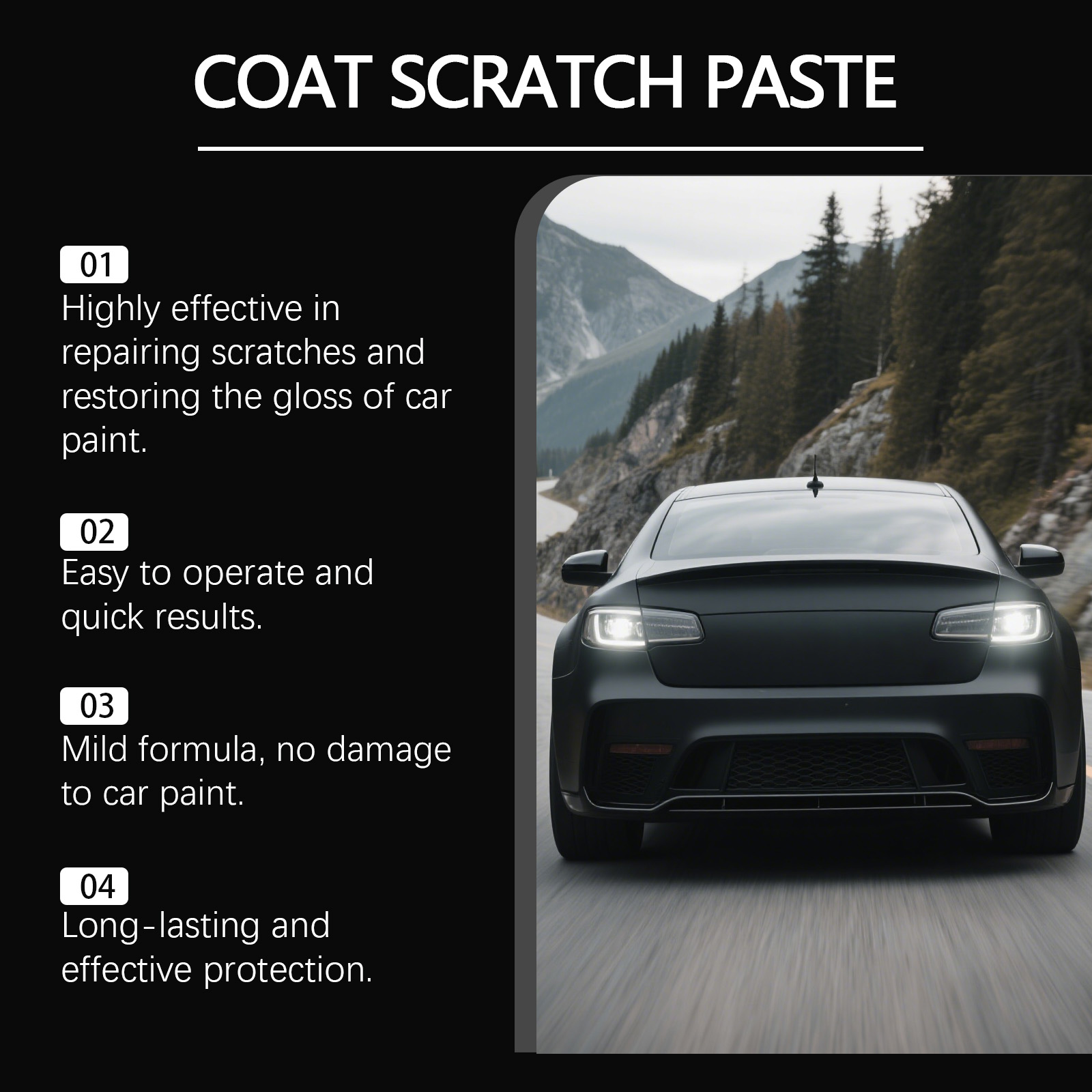 Car Scratch Paste Paint Scuff Rub Maintenance Brighten Gloss Protect Car Surface Portable Paint Repair Care