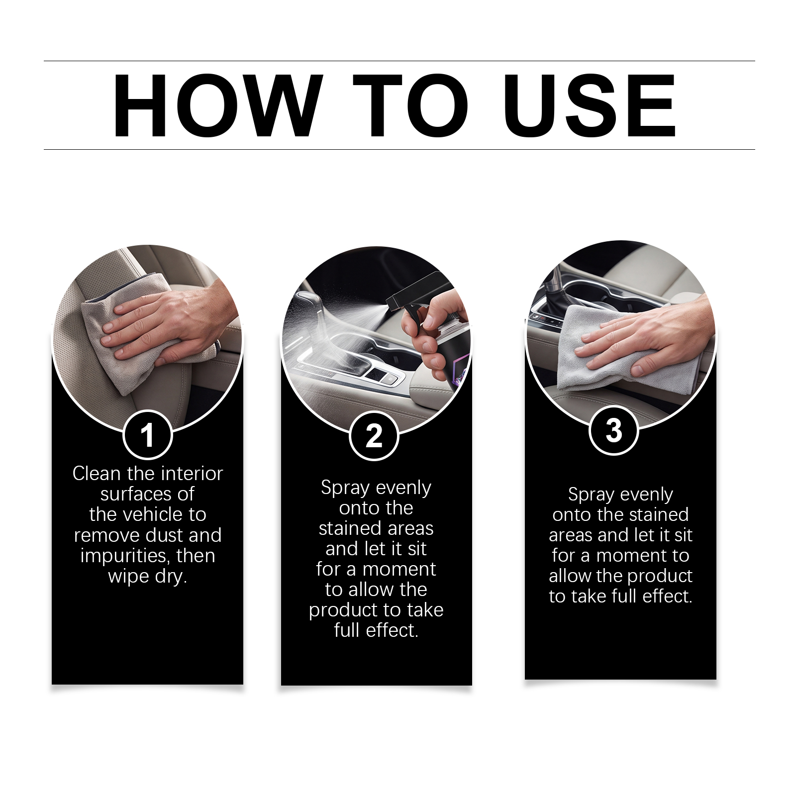 Car Interior Deep Cleaner Gentle Care For Vehicle Inner Surface All Parts