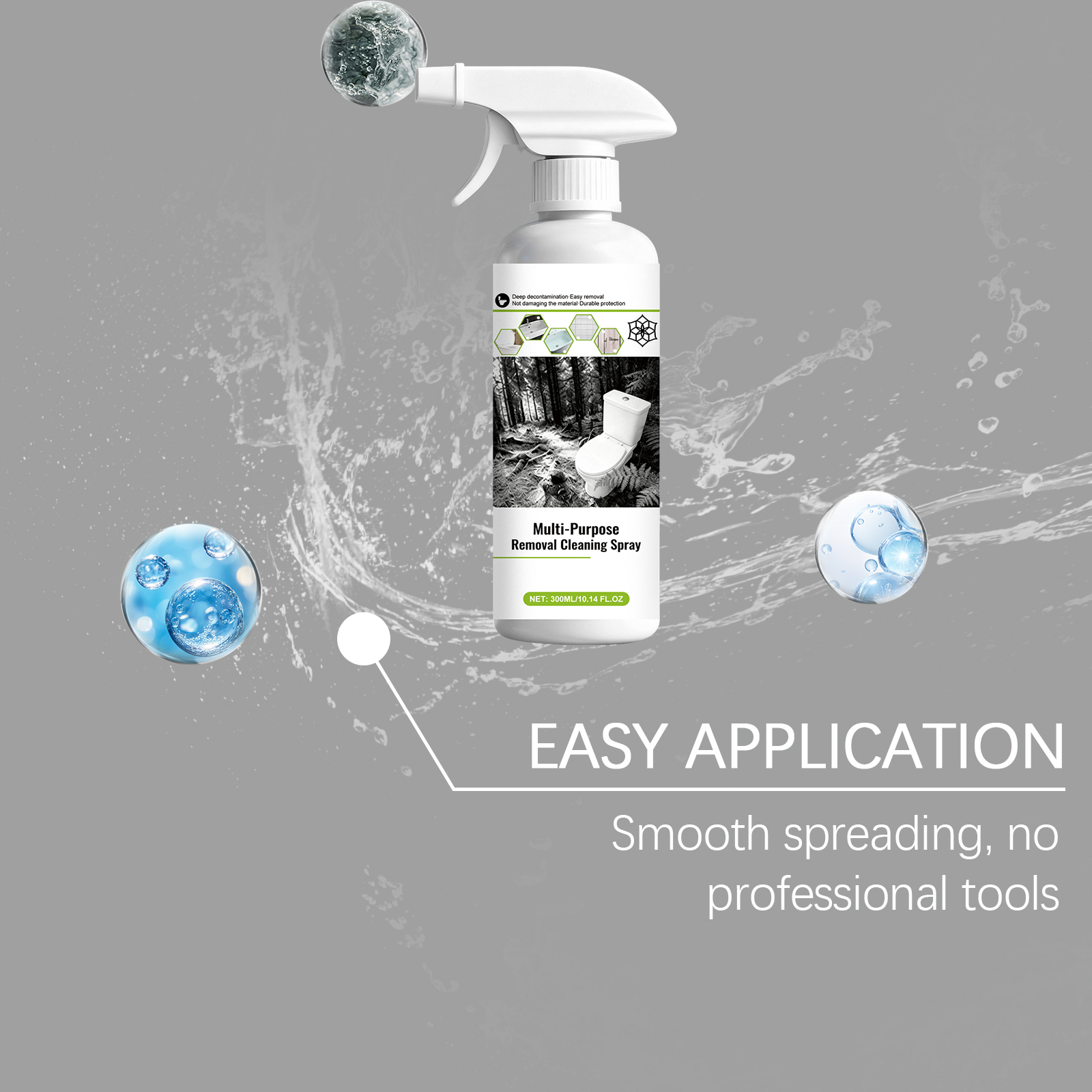 Multipurpose Cleaning Spray Daily Kitchen Water Stain Wall Grease Bathroom Household Cleaner