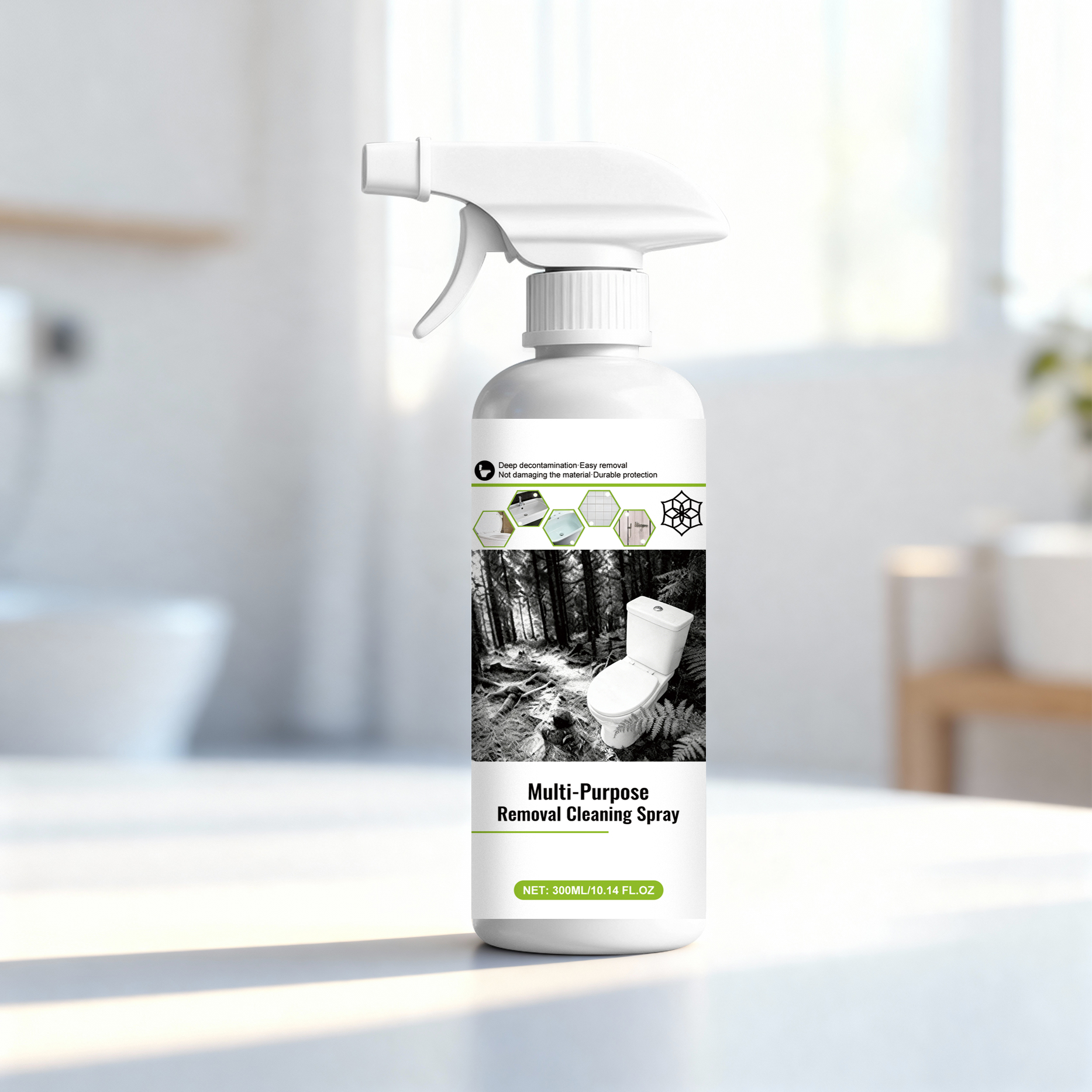 Multipurpose Cleaning Spray Daily Kitchen Water Stain Wall Grease Bathroom Household Cleaner