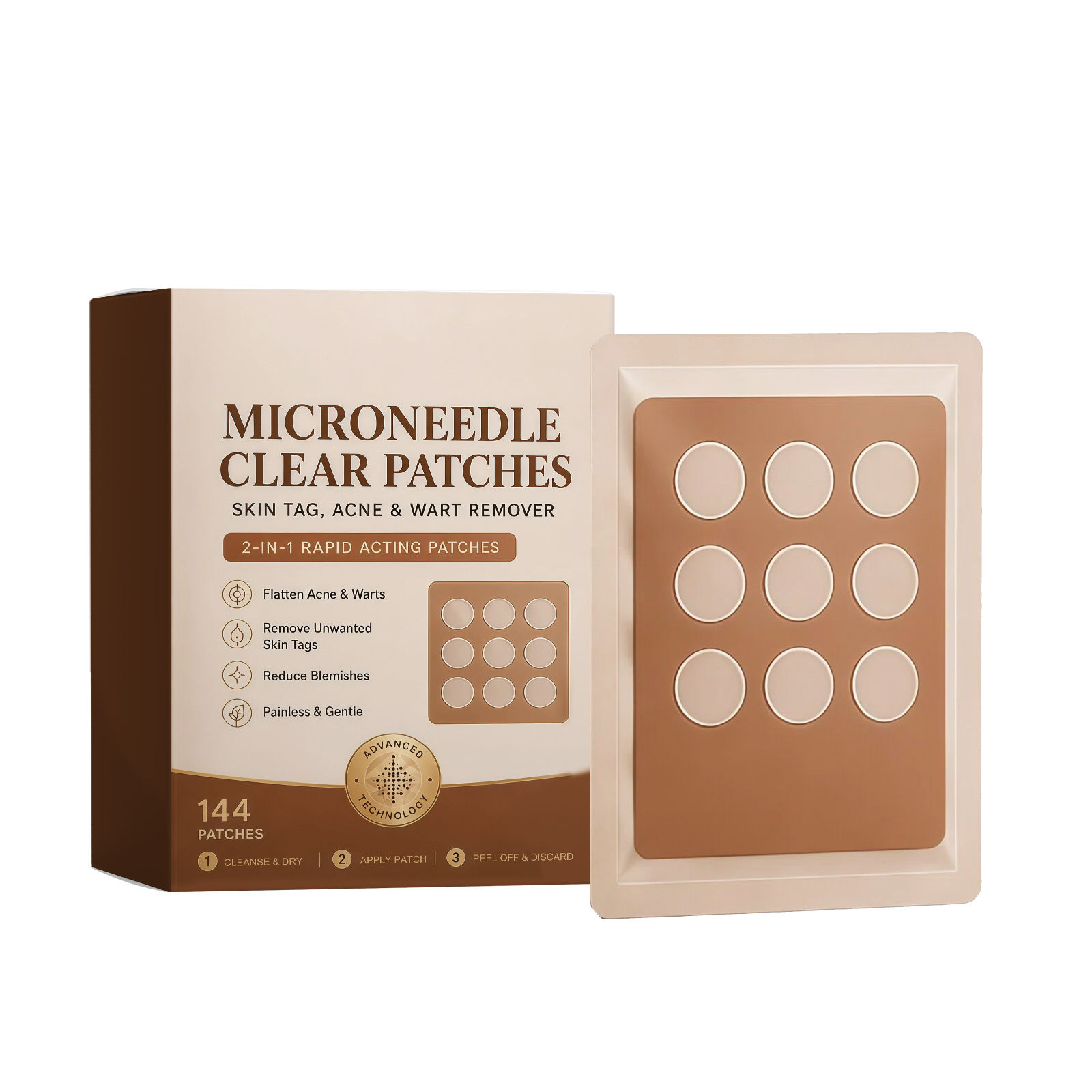 Skin Care Acne Patch Mild Clean Facial Acne Pores Conceal Invisible Fit Skin Friendly