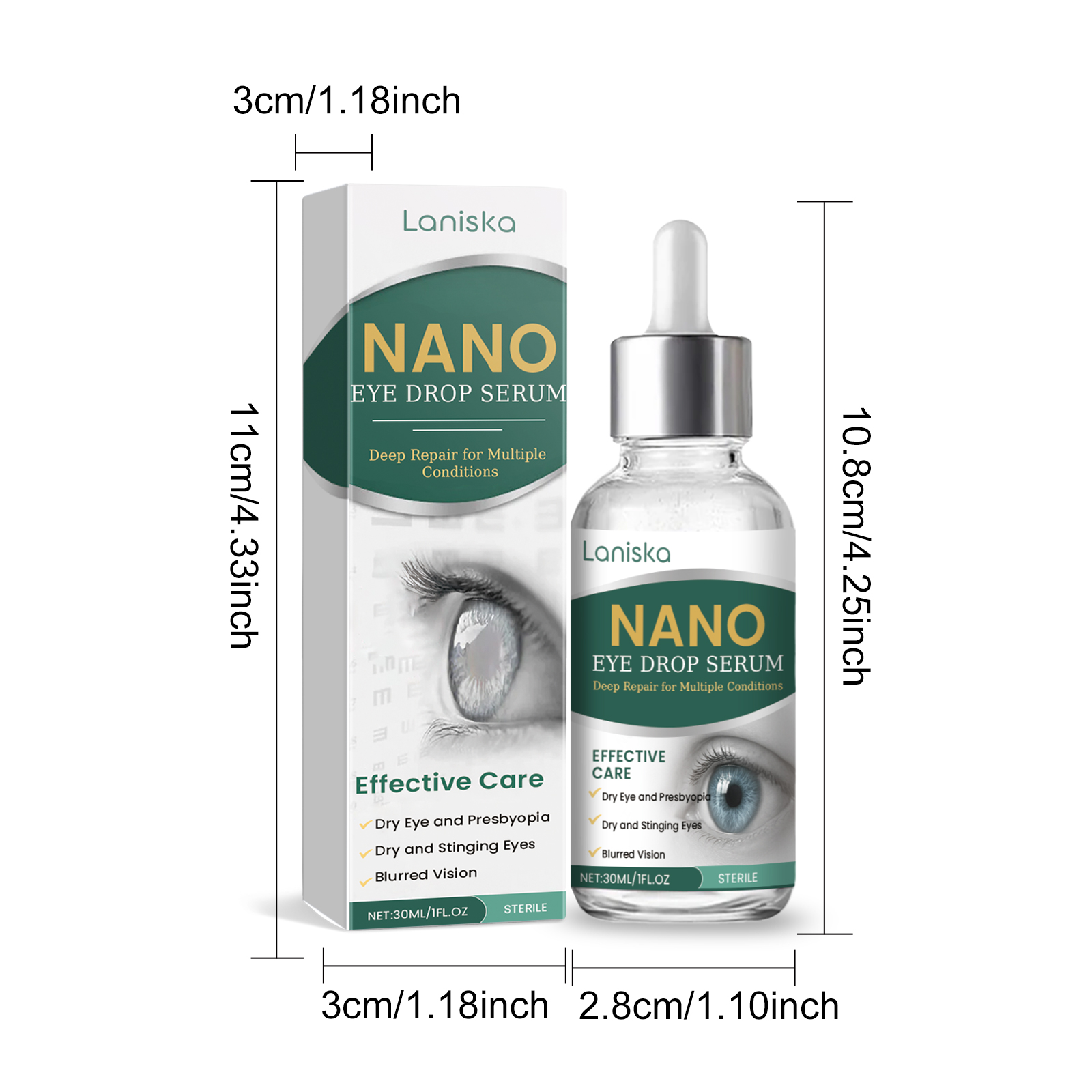 Soothing Eye Drops Relieve Eye Discomfort Gentle Moisturizing Improve Dryness Daily Eye Care