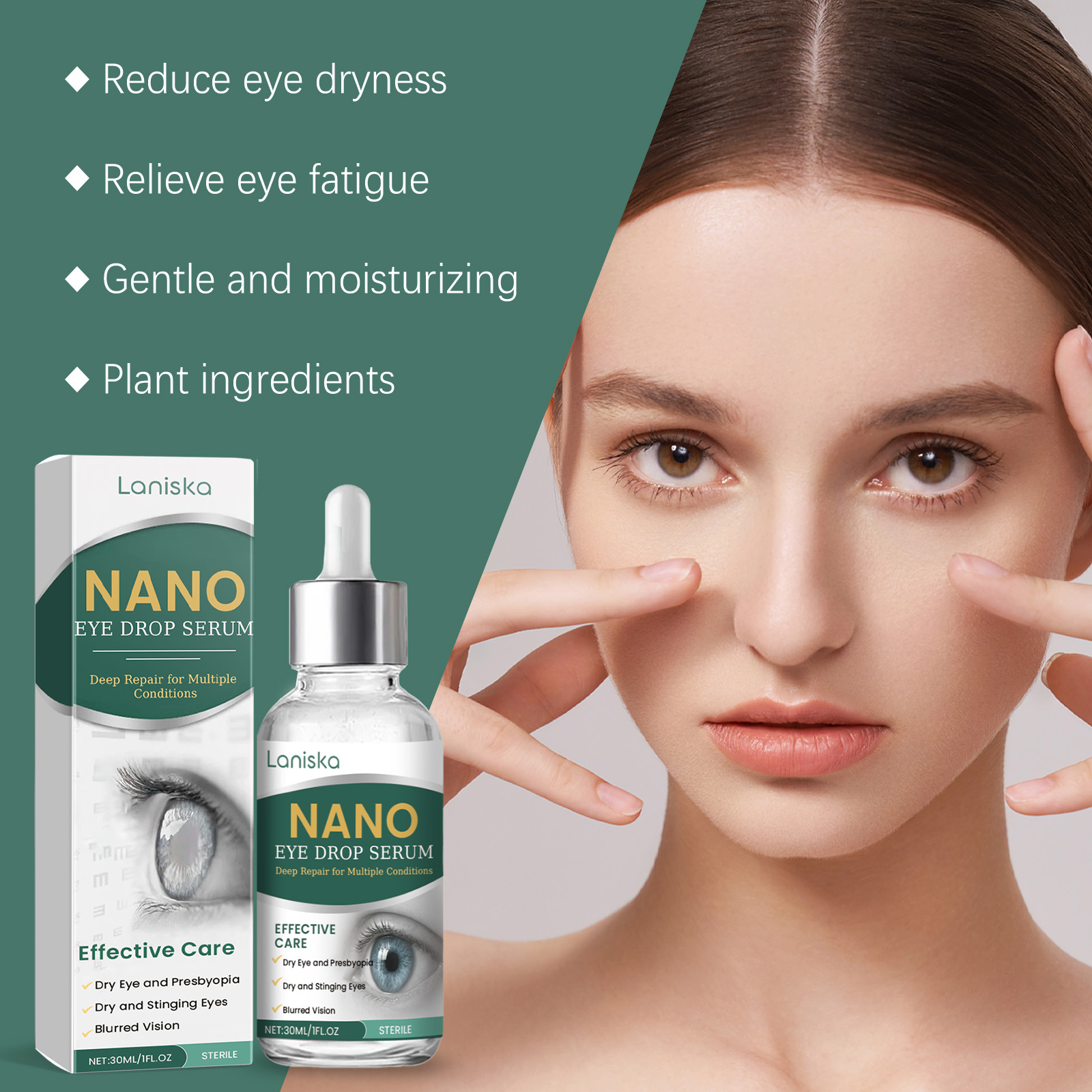 Soothing Eye Drops Relieve Eye Discomfort Gentle Moisturizing Improve Dryness Daily Eye Care