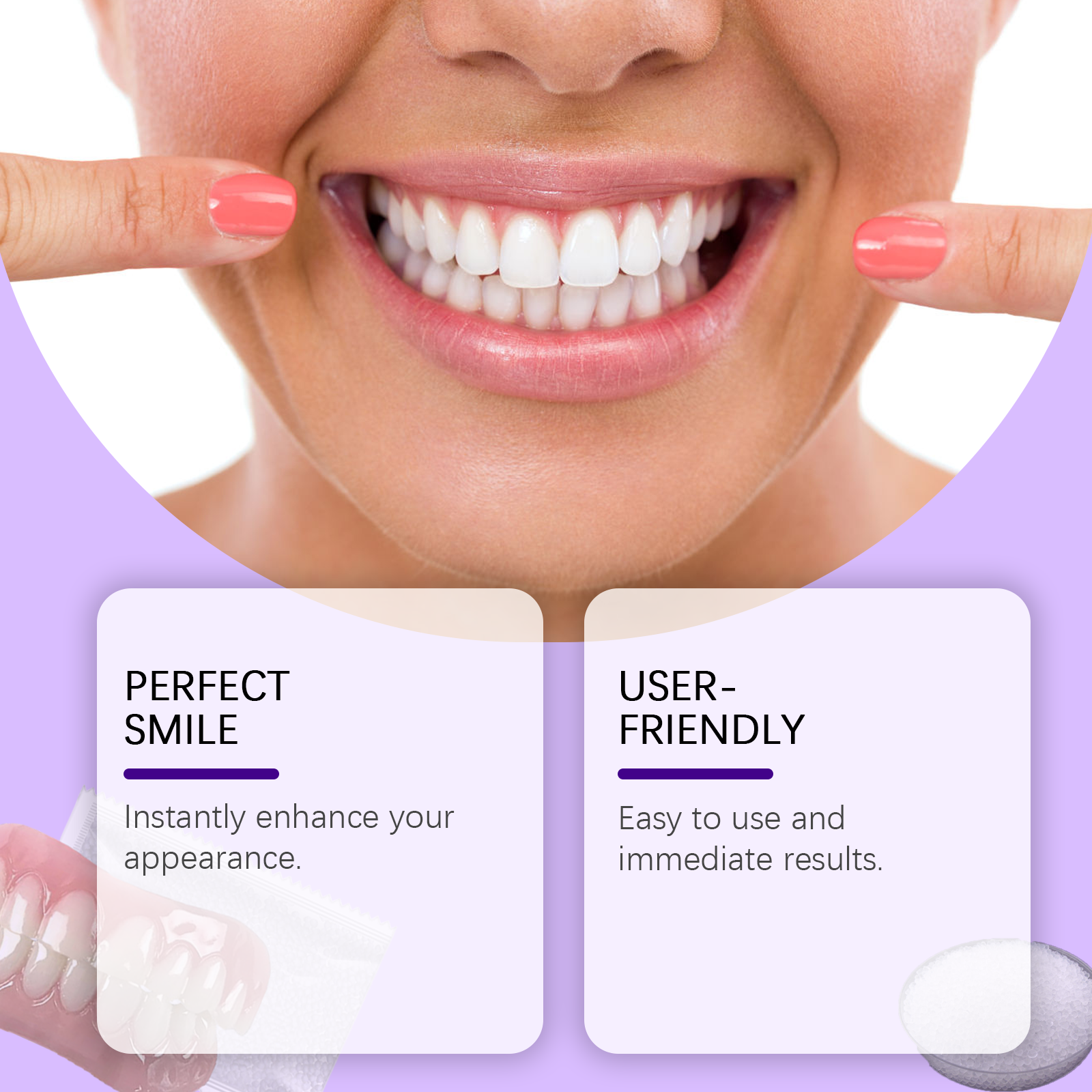Denture Modifying Braces Teeth Beautification Smile Enhancement Comfort Care Set For Teeth Wear Protection Accessory