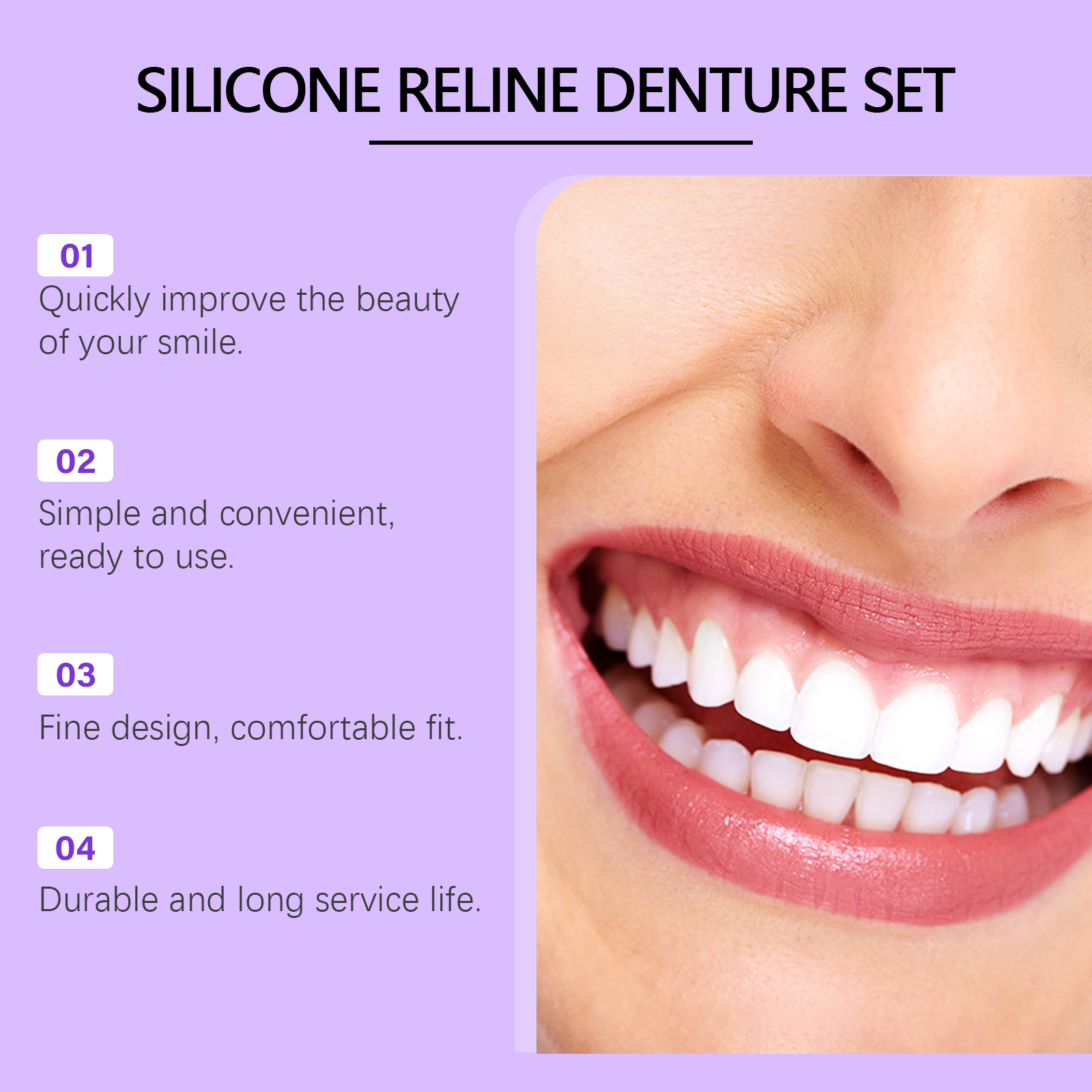 Denture Modifying Braces Teeth Beautification Smile Enhancement Comfort Care Set For Teeth Wear Protection Accessory