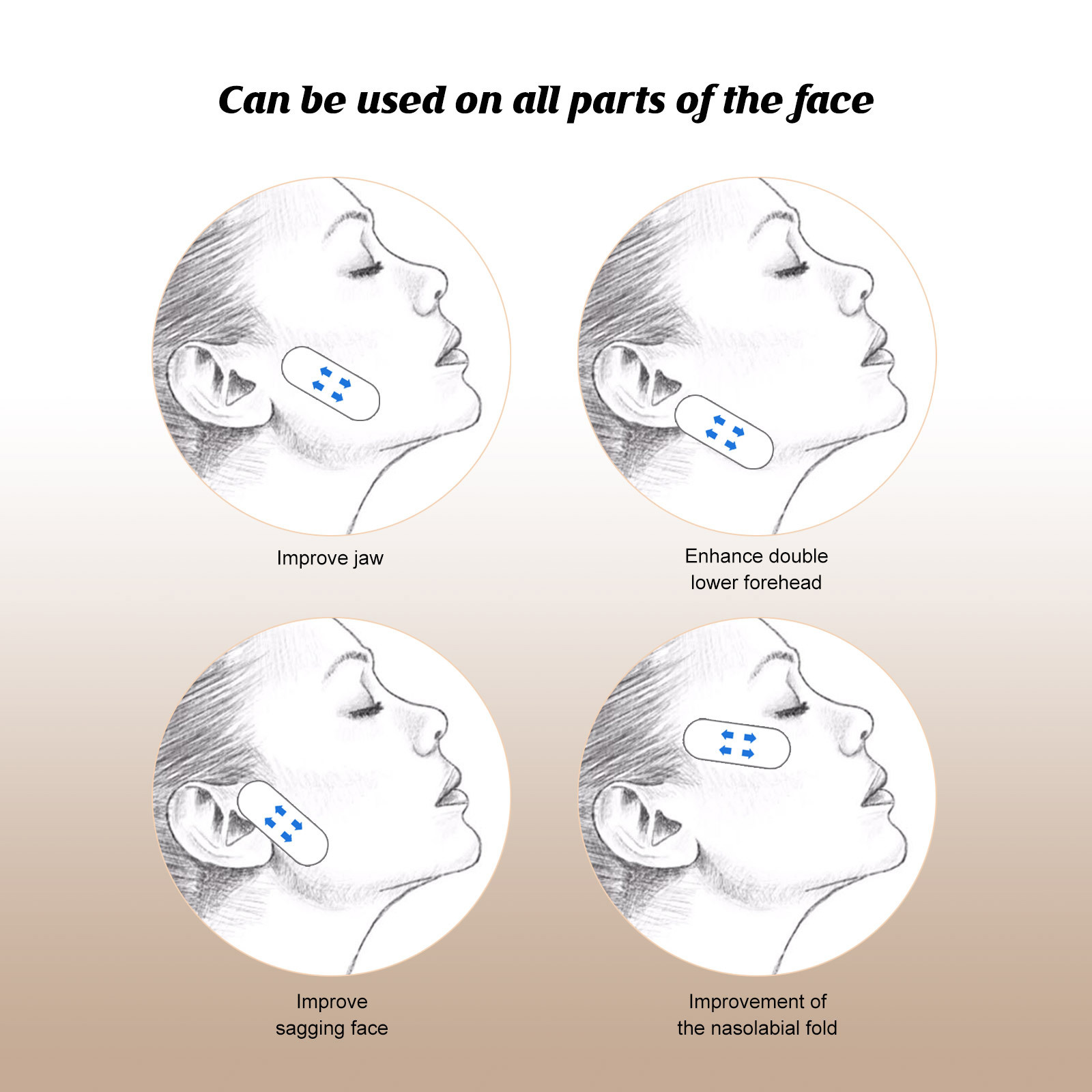 Face Lift Tape Invisible V Line Shaping Firming Mask For Slimming Facial Contour Daily Skin Care