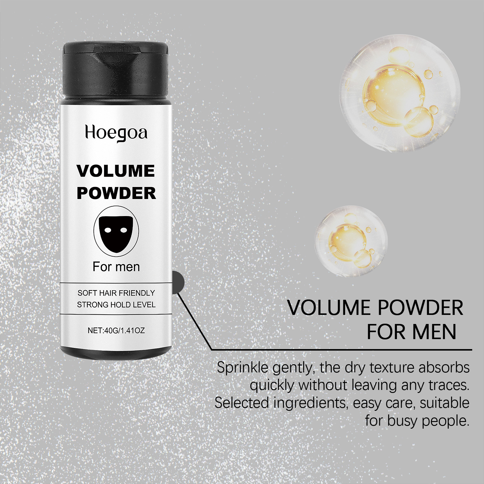 Volumizing Styling Powder Oil Control Oil Control Instant Texture For Fine Flat Hair Daily Care