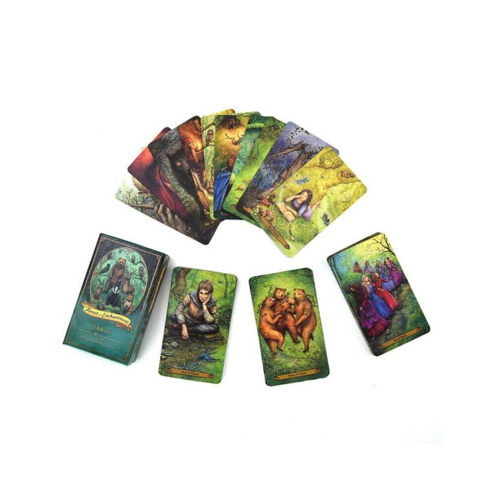 78 Cards Magic Oracle Card Forest Of Enchantment Read Fate Tarot Family Deck