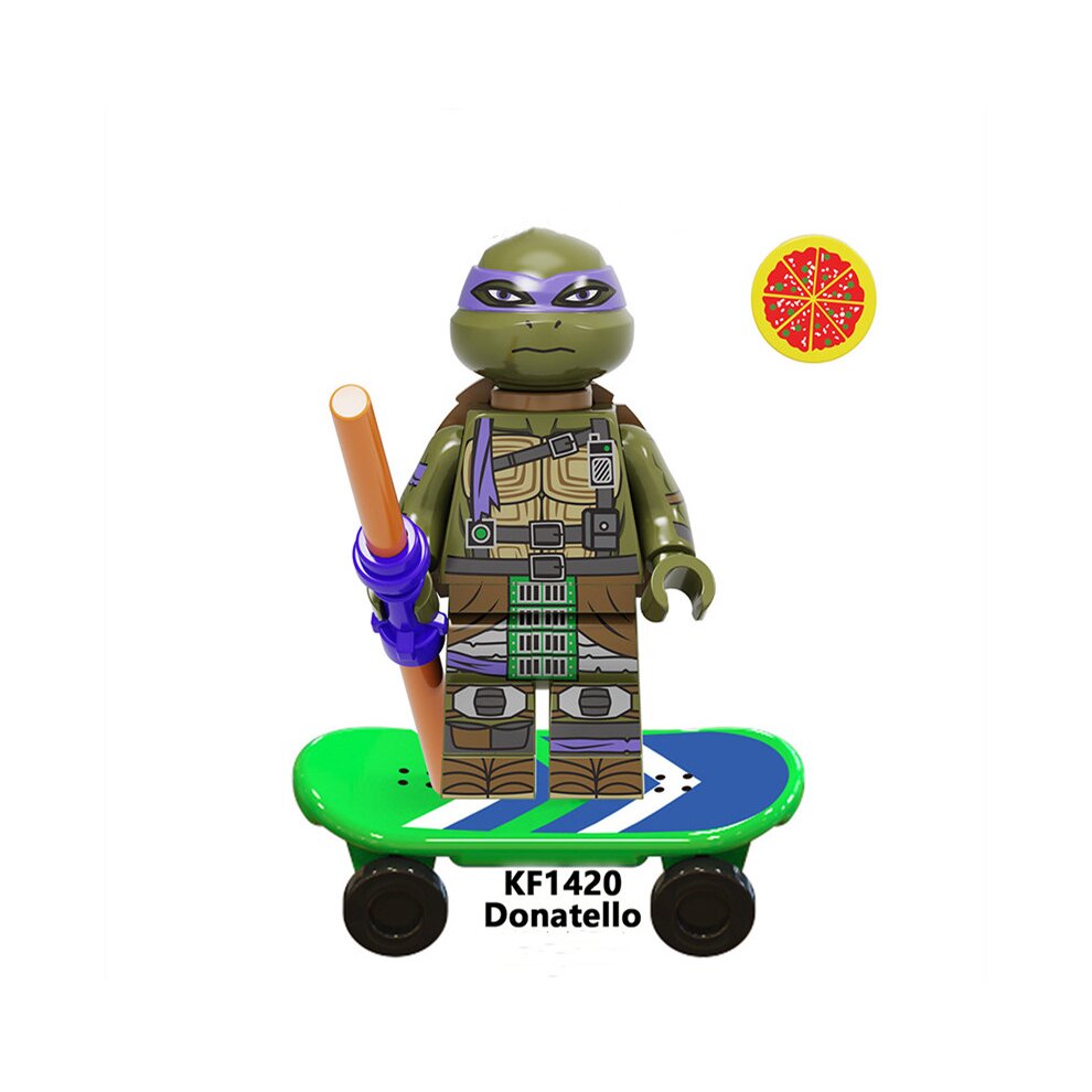 12PCS Teenage Mutant Ninja Turtles Figures Toys Fit Lego