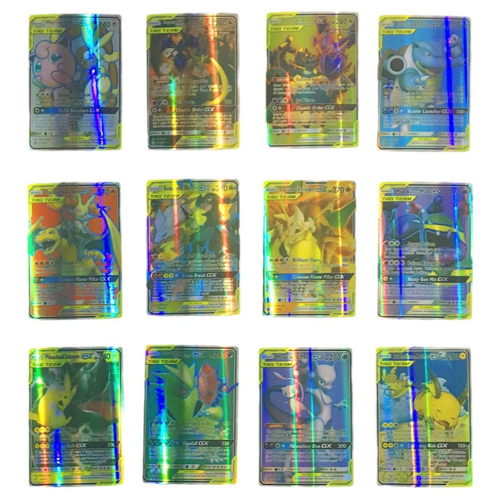 EPIC Pokemon Cards Bundle X 100 - ULTR RARE! 40TAG+40GX+10Tra+10Energy