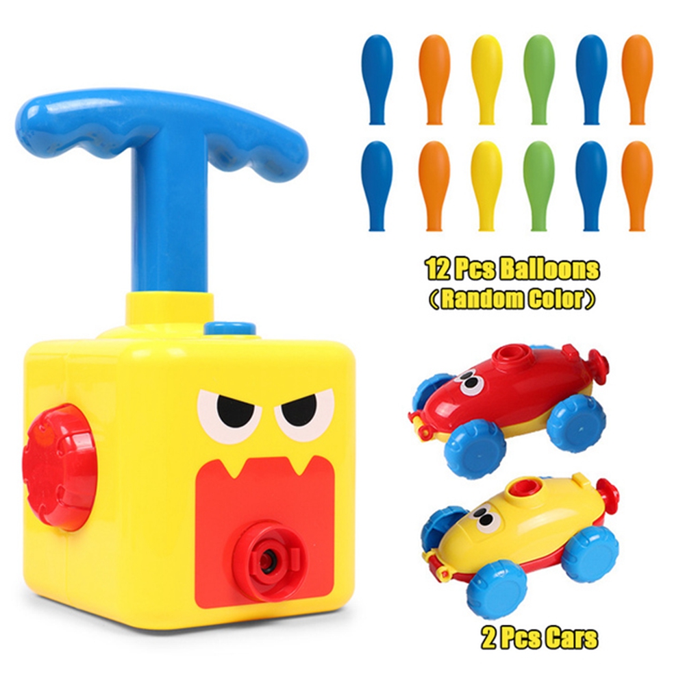 (Monster) Inertia Balloon Powered Car Toys Aerodynamics Education Science Experiment Puzzle Fun balloons birthday educational popular toys Christmas Gift for Kids