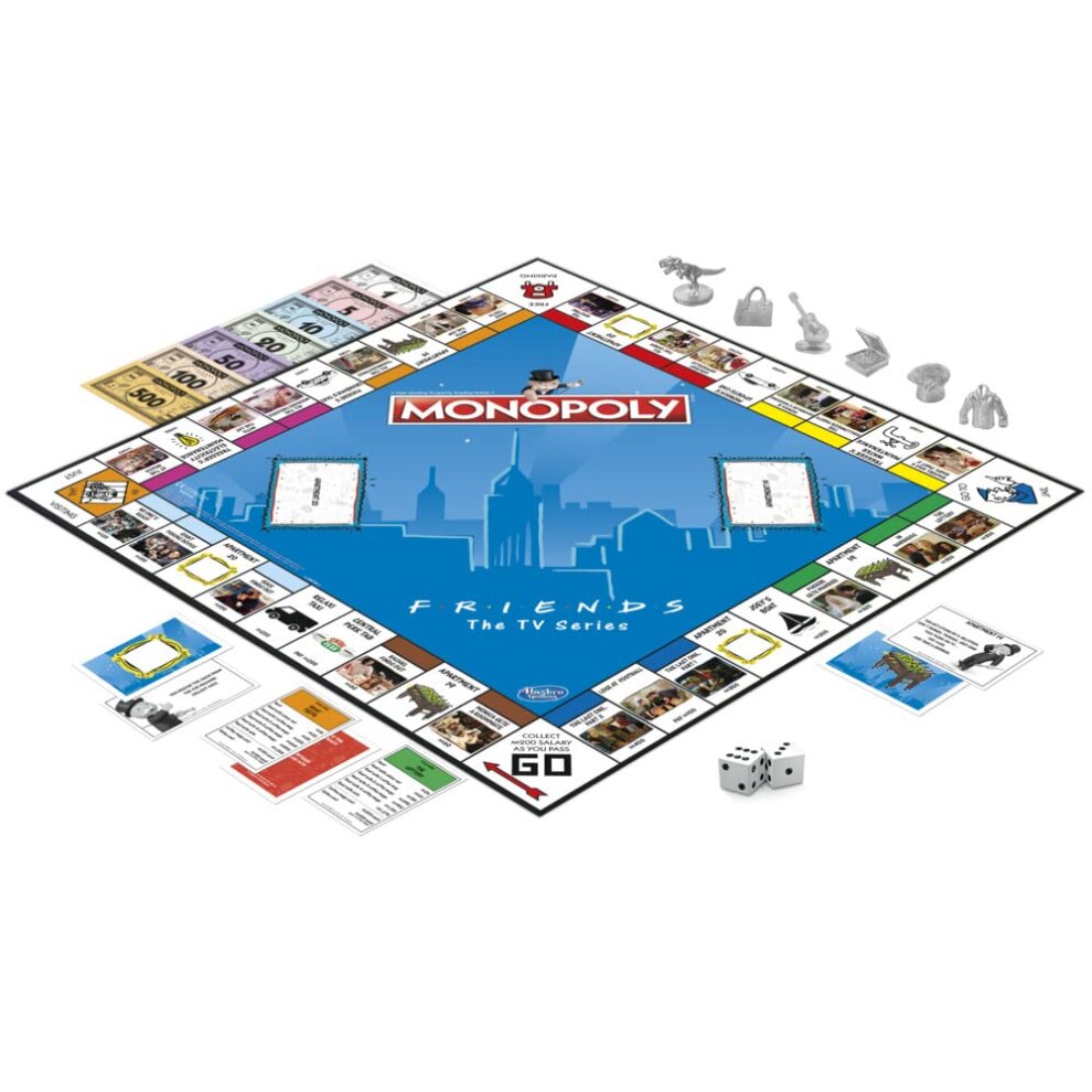Monopoly Friends the TV Series Edition Board Game Card Games Family Party Game Winning Moves Fun Trading Game New Sealed Christmas Gift