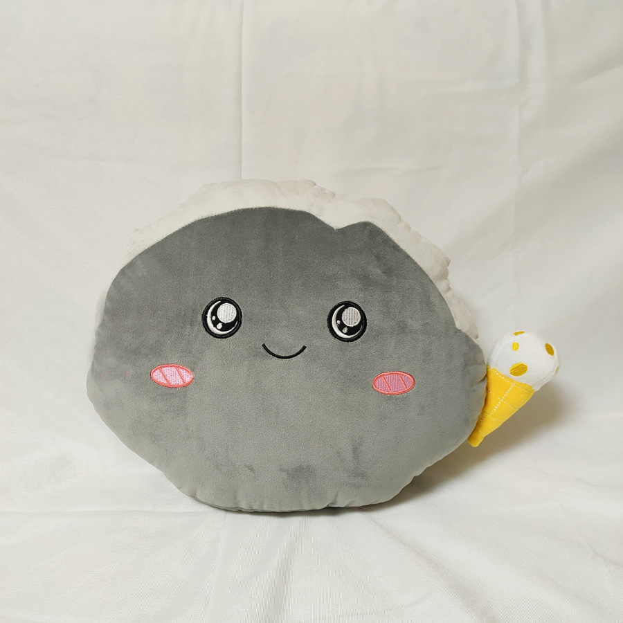 (Stone -30*38cm) Pillow Stuffed Lankybox Shark Plush Doll Kids Toys