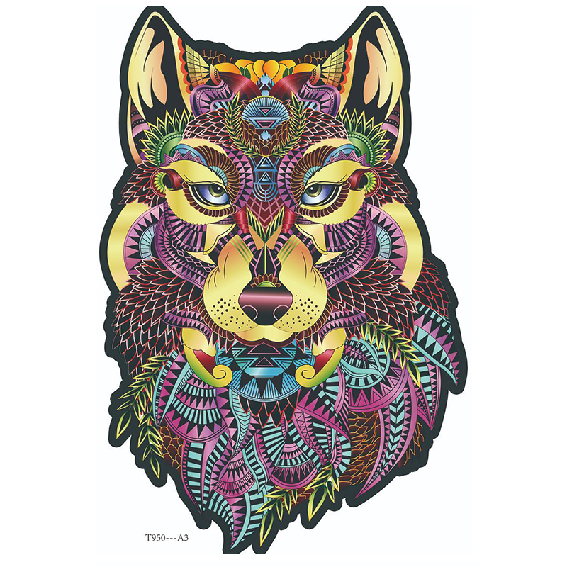 (S) Majestic Wolf Wooden Jigsaw Puzzle Birthday Gift Idea for Kids Adults Family Game and Hobby