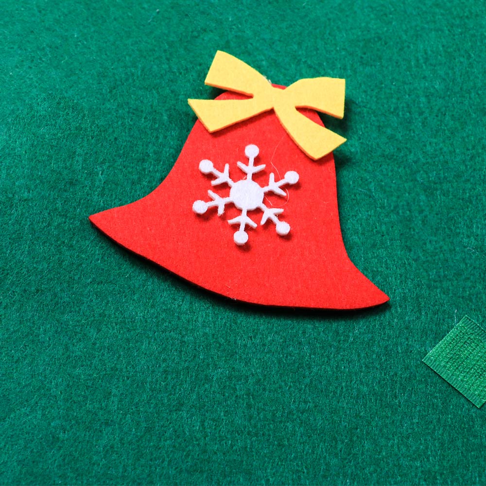 (A Style) DIY Felt Christmas Tree Merry Christmas Decorations For Home Cristmas Ornament Xmas Navidad Gifts Santa Claus New Year Tree