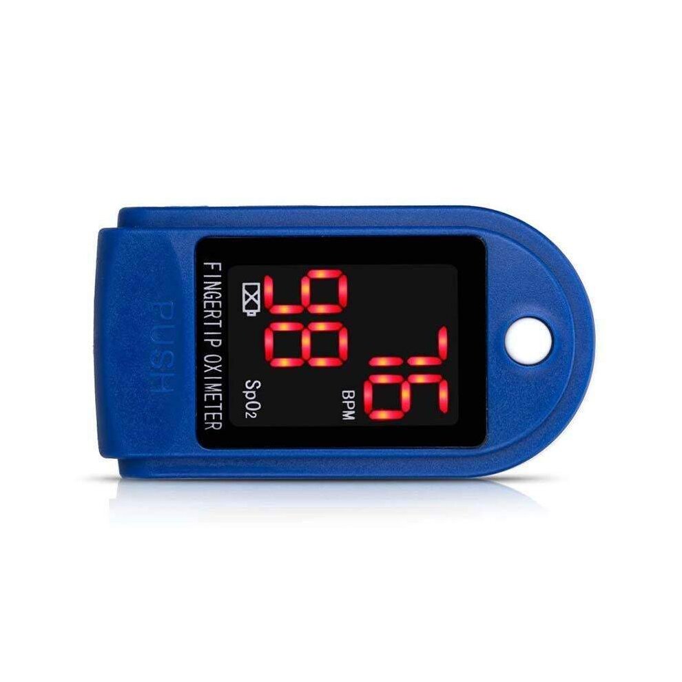 (1pc) Fingertip Pulse Oximeter LED Display Blood Oxygen Saturation for Pulse Rate Heart Rate Monitor SpO2 Health Monitor