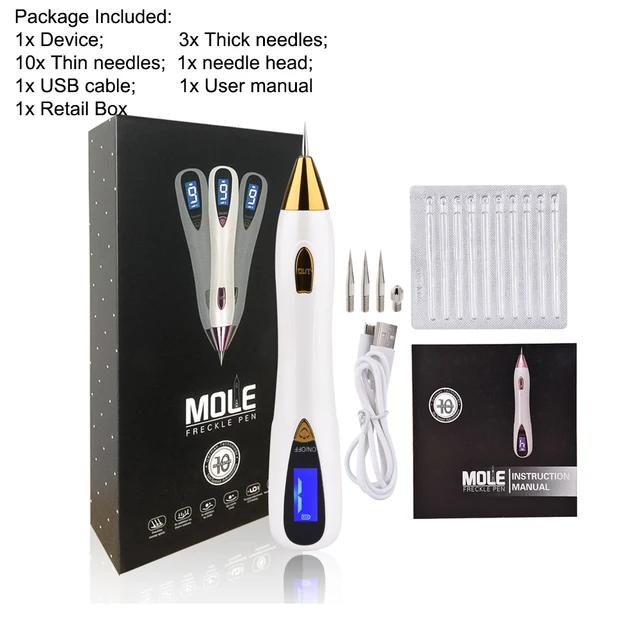 Min Freckle Mole Removal Pen Portable Removal Sweep Spot Wart Corn Dark Remover Skin Laser Plasma Pen Mole Tattoo Skin Care Salon Beauty Tools