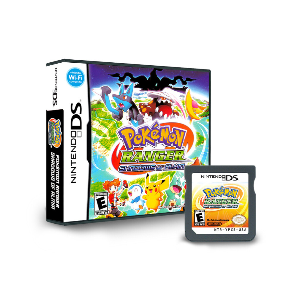 (Ranger) Pokemon Game Card for Nintendo NDS 3DS Card English Edition Anime Cartoon Pokemon Series Collection With Box Toys Gift