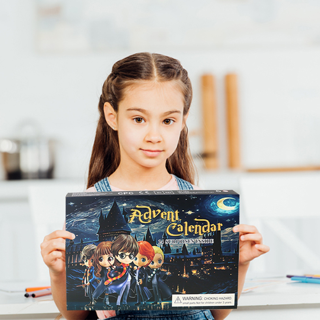 Kids Christmas Harry Potter Figures 24 Days Countdown Advent Calendar Toys Surprise Xmas Gifts
