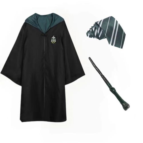 Slytherin Influenc Cosplay Costume Wizard School Accessories Halloween Christmas Mens Womens Party Prop