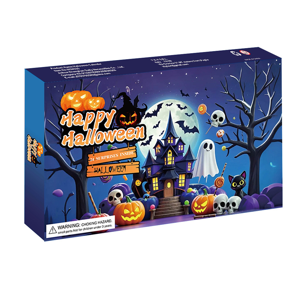 Halloween Advent Calendars 24 Days Countdown Calendars Surprise Blind Box Gift for Kids The Avengers Figures Toys Superhero Minifigure
