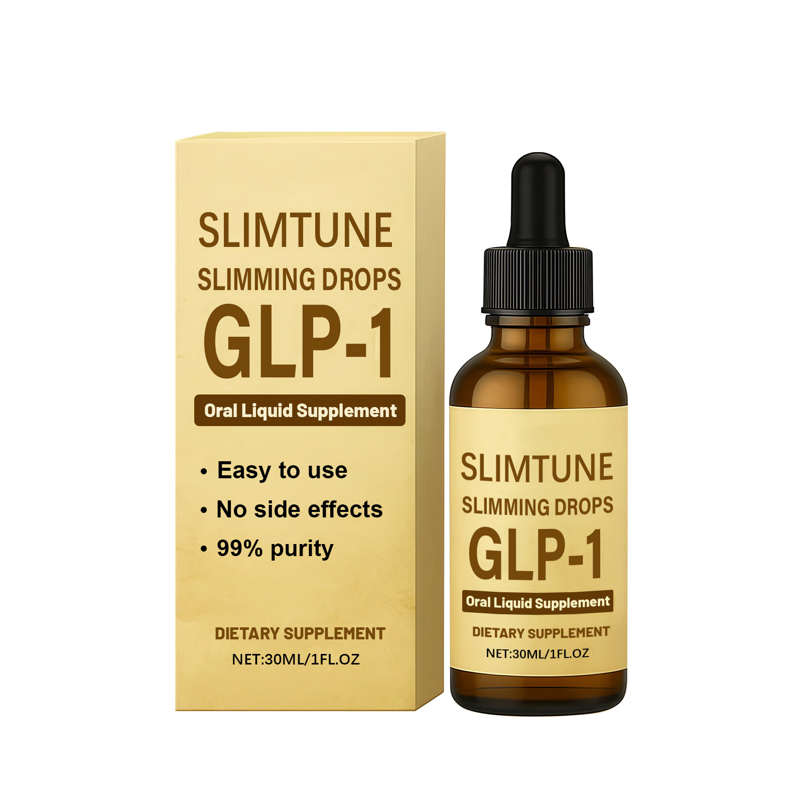 SLIMMING DROPS GLP-1 Oral Liquid Supplement DIETARY SUPPLEMENT Health Solution 30ml ﻿