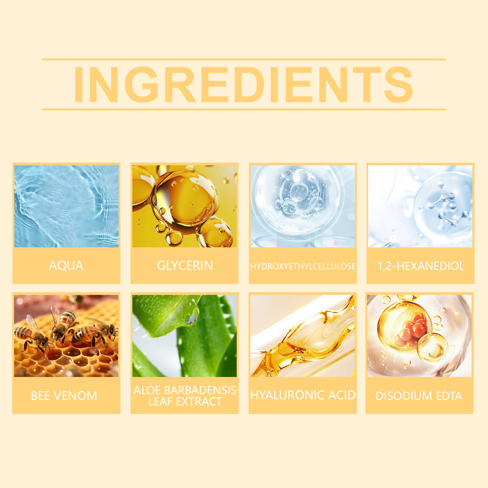 Hyaluronic Acid Facial Night Roller Essence Gently Nourishes Moisturizes Skin Care Anti-Aging Facial Essence for All Skin Types ﻿