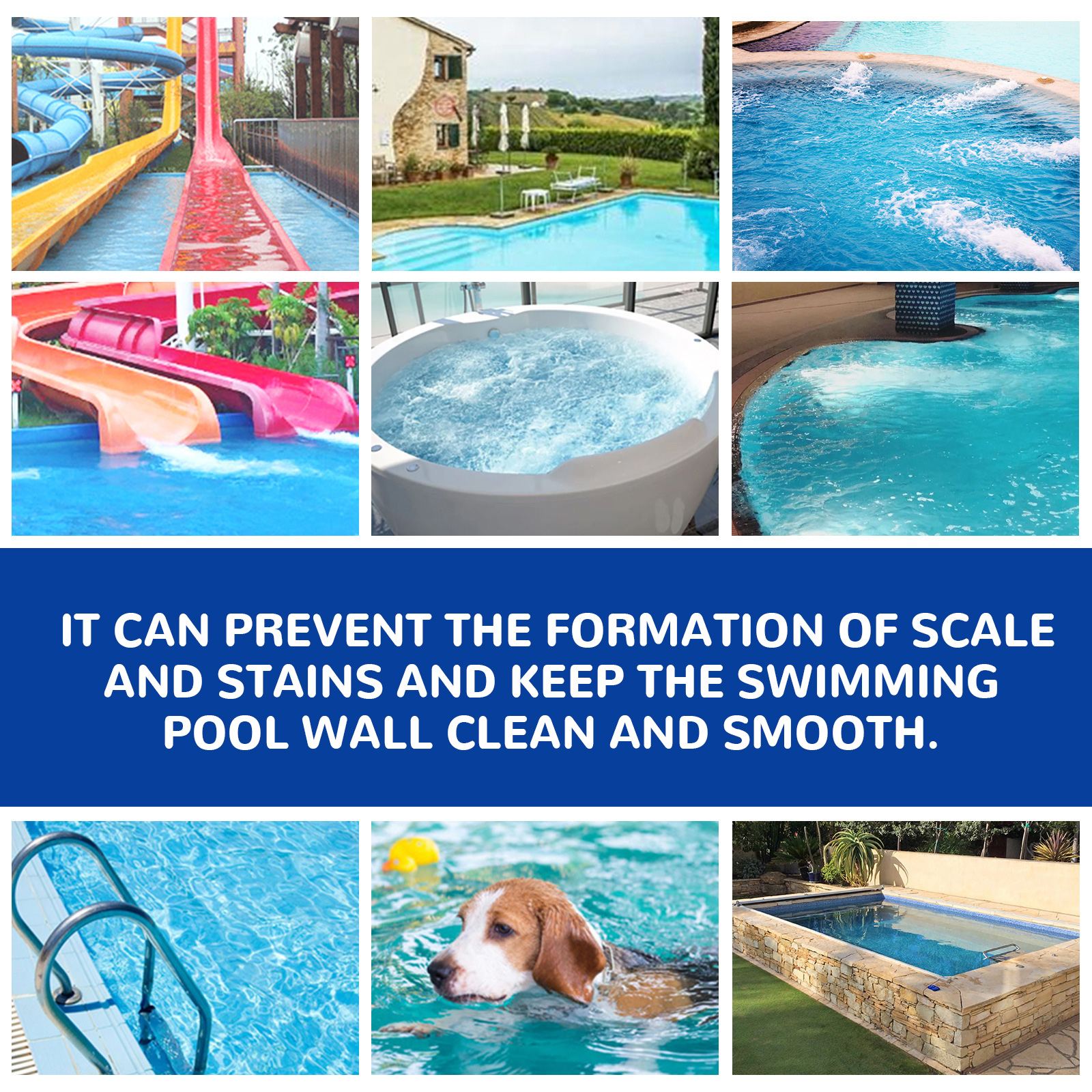 Pool Winterizing Cleaner Fast Acting Water Clarifier Flocculant Prevent Turbidity Odor Eliminator Perfect for Family Pools ﻿